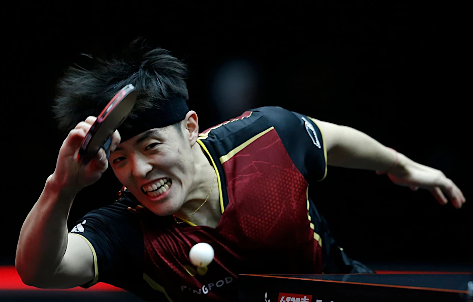 Dang Qiu ist beim Tischtennis-Turnier in Doha im Halbfinale ausgeschieden.  
