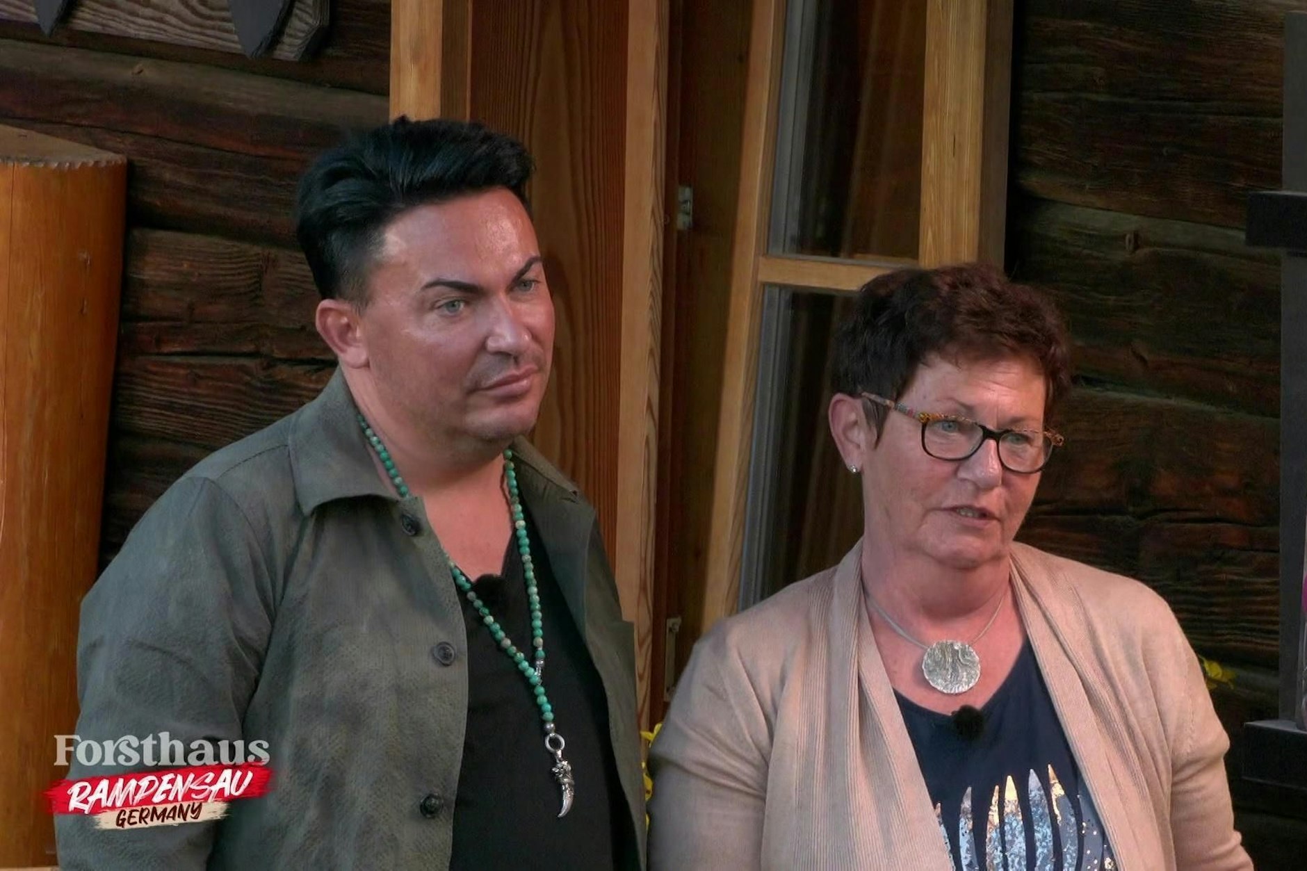 Matthias Mangiapane nahm bei „Forsthaus Rampensau“ zusammen mit seiner Mutter Dagmar teil.