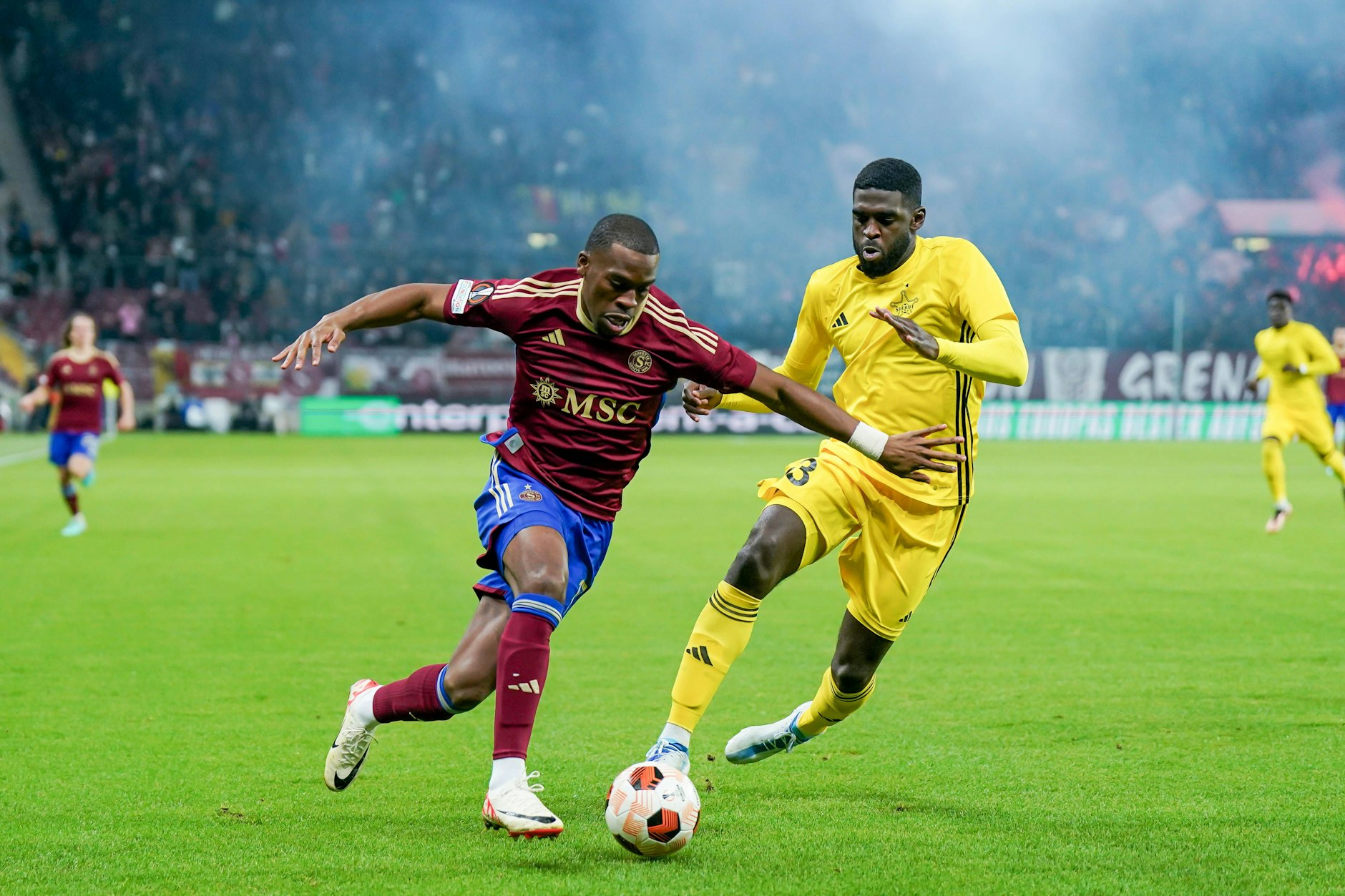 Unions neuer Mittelstürmer Chris Bedia (27) zeigte bei Servette FC in der Schweiz, dass er schwer auszurechnen ist und ganz genau weiß, wo das Tor steht. 