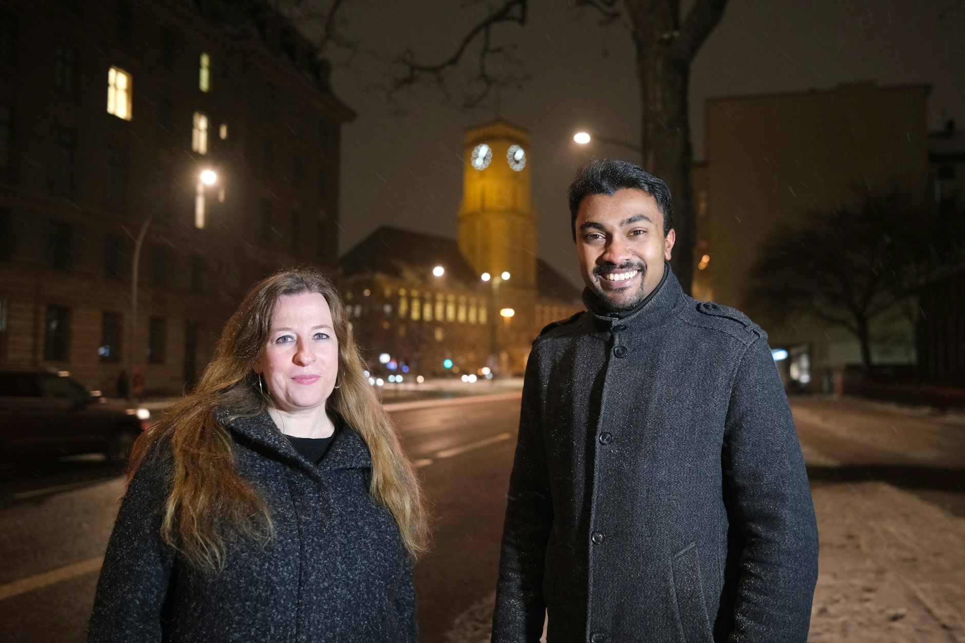 Christine Scherzinger und Martin Rutsch sind zwei von 50 Neumitgliedern des BSW in Berlin.