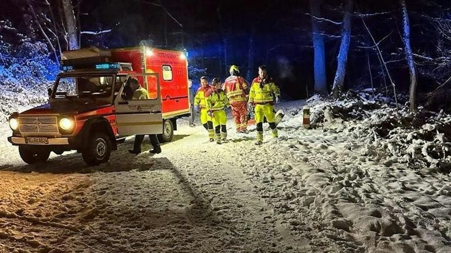 Rettungssanitäter waren schnell vor Ort. 