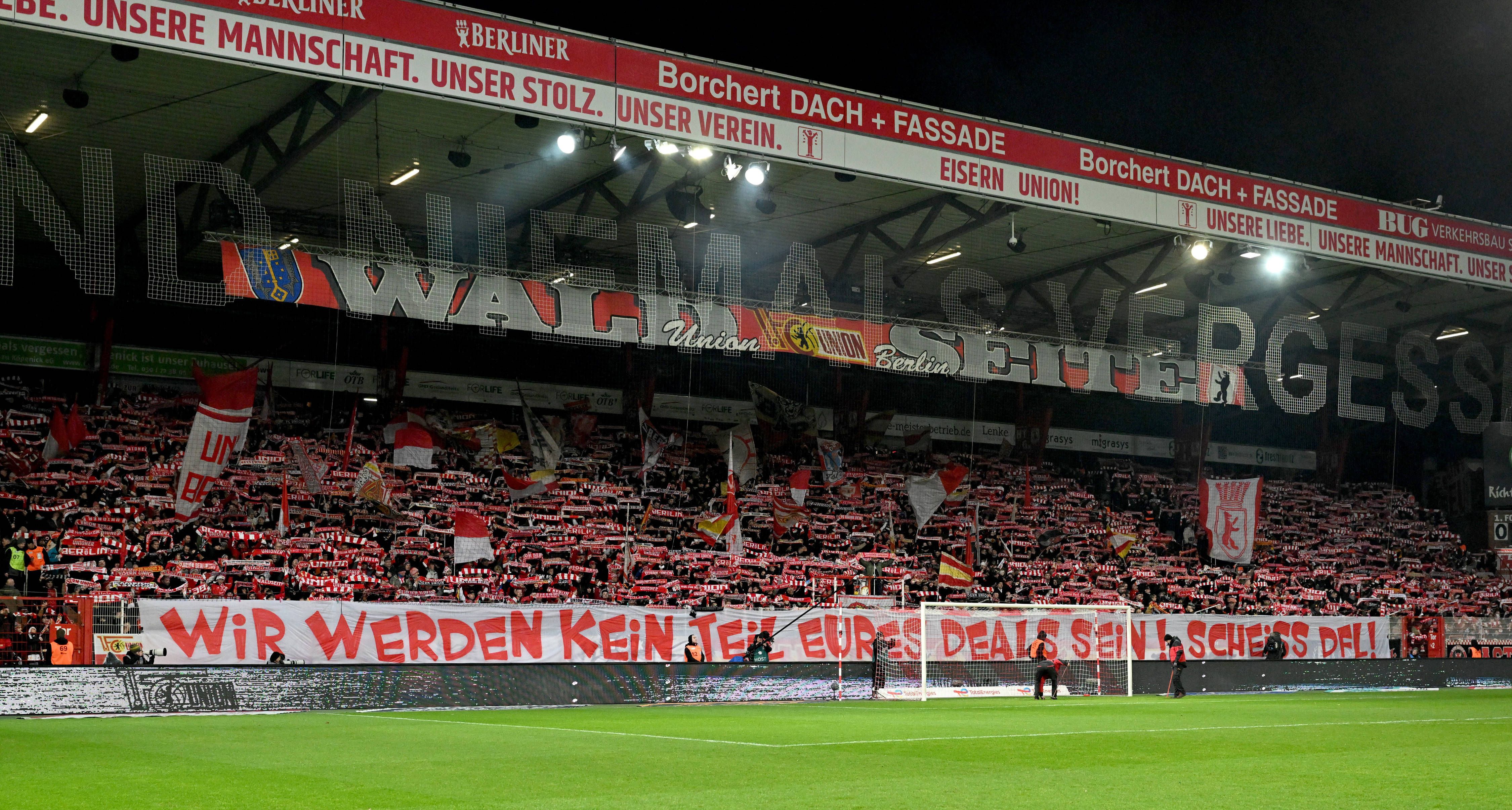 Bruch der 50+1-Regel? Ultras des 1. FC Union haben die DFL-Faxen dicke!