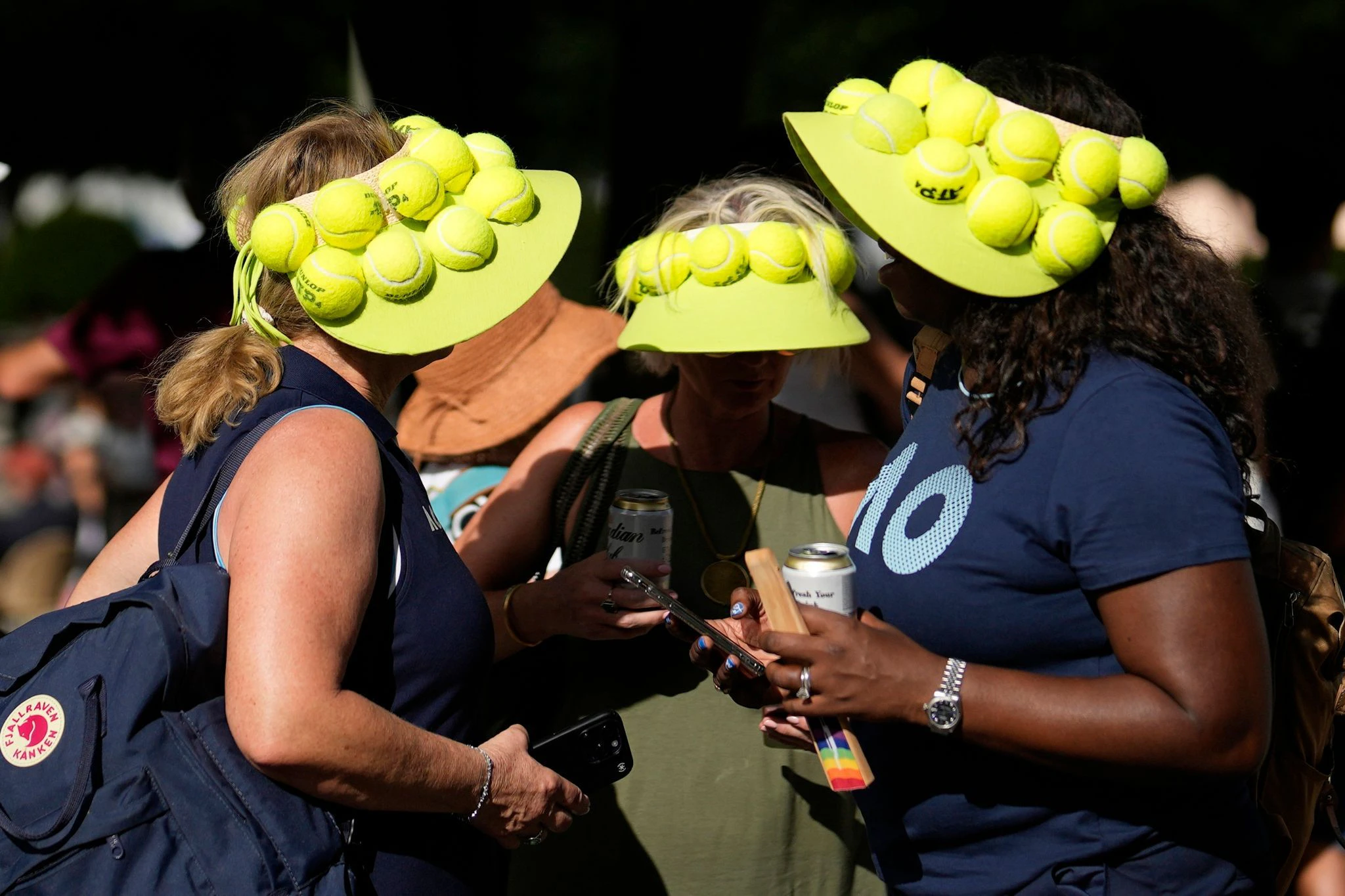 Tennis-Fans bei den Australian Open im Melbourne Park.  