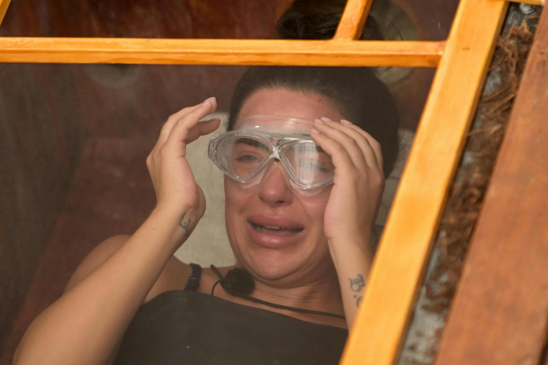 Leyla Lahouar bricht die Dschungelprüfung ab.