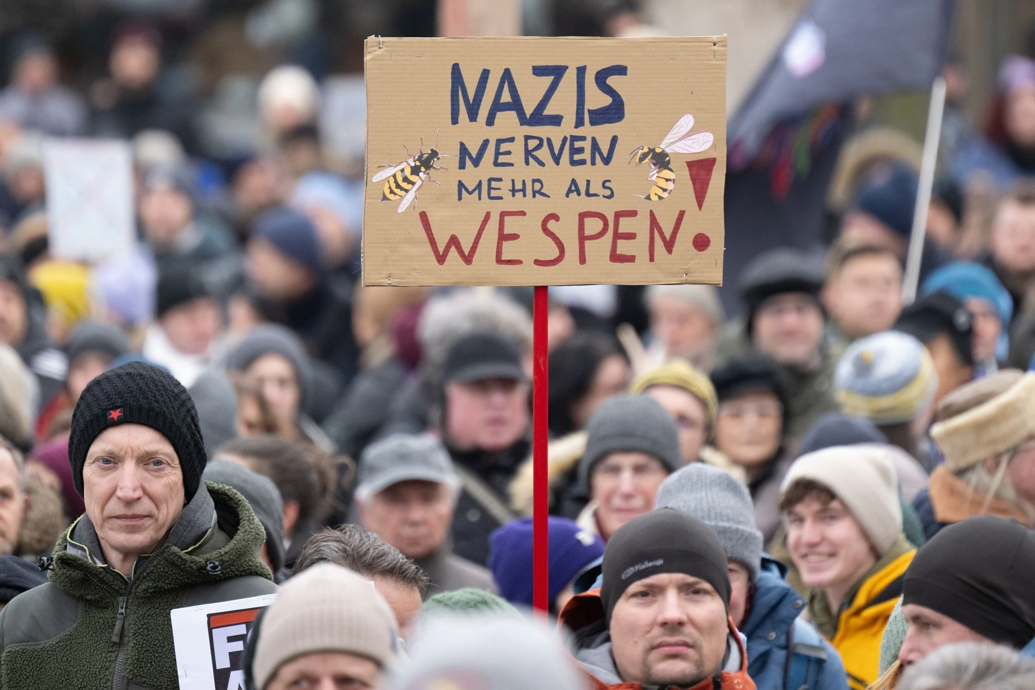 Auch in Görlitz wurde gegen Rechtsextremismus demonstriert.  