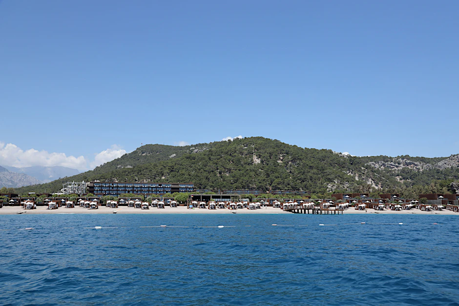 Ein Hotel mit Strand in der Provinz Antalya. In der Gegend wurden mehrere Leichen angespült.&nbsp;