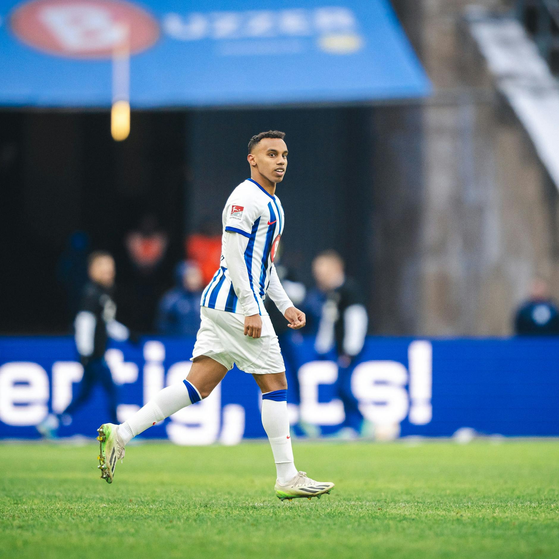 Herthas schwedischer Mittelfeldspieler Bilal Hussein kommt immer besser in Form.