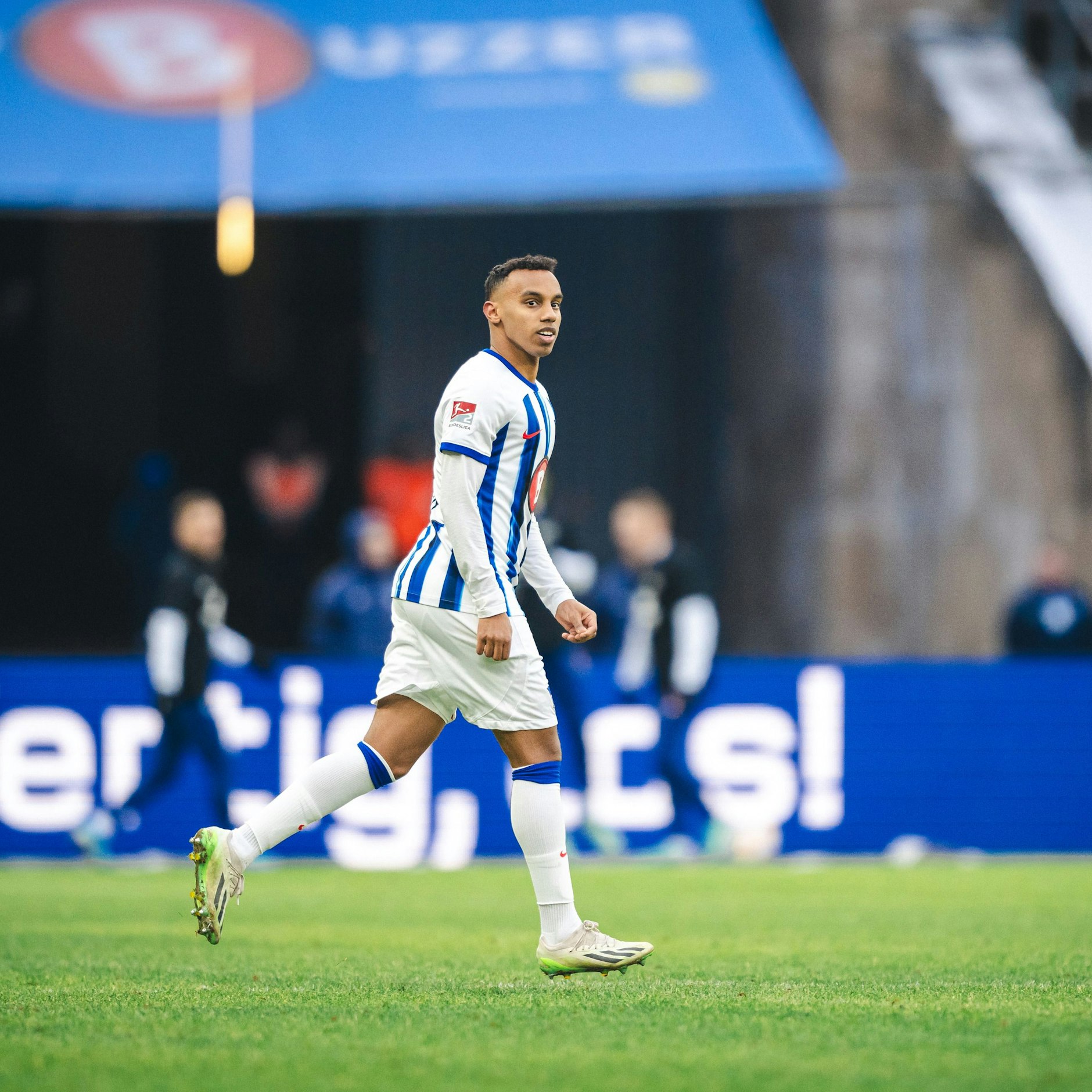 Herthas schwedischer Mittelfeldspieler Bilal Hussein kommt immer besser in Form.