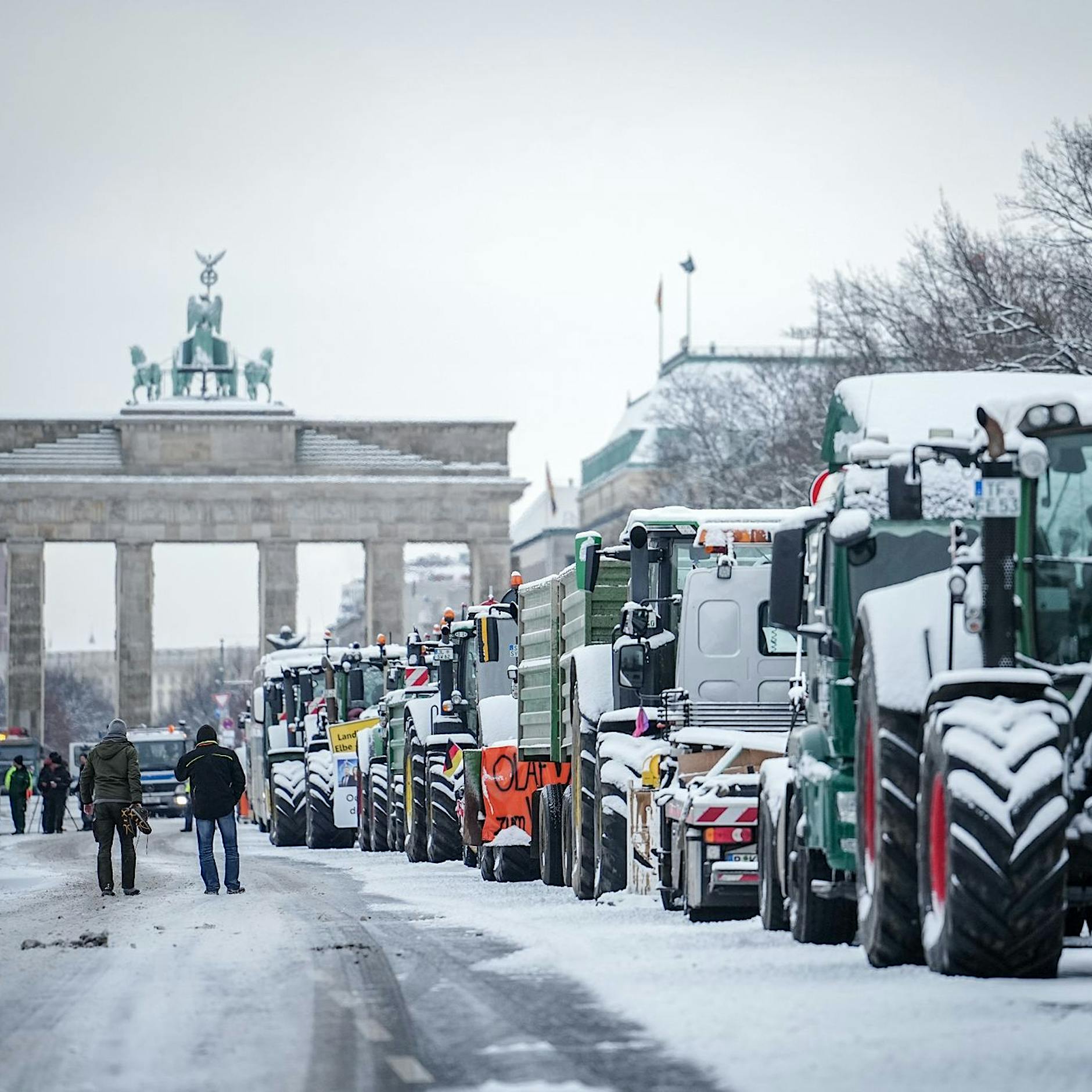 Jetzt amtlich: „Bauernproteste in Berlin waren nicht von Rechtsextremisten geprägt“