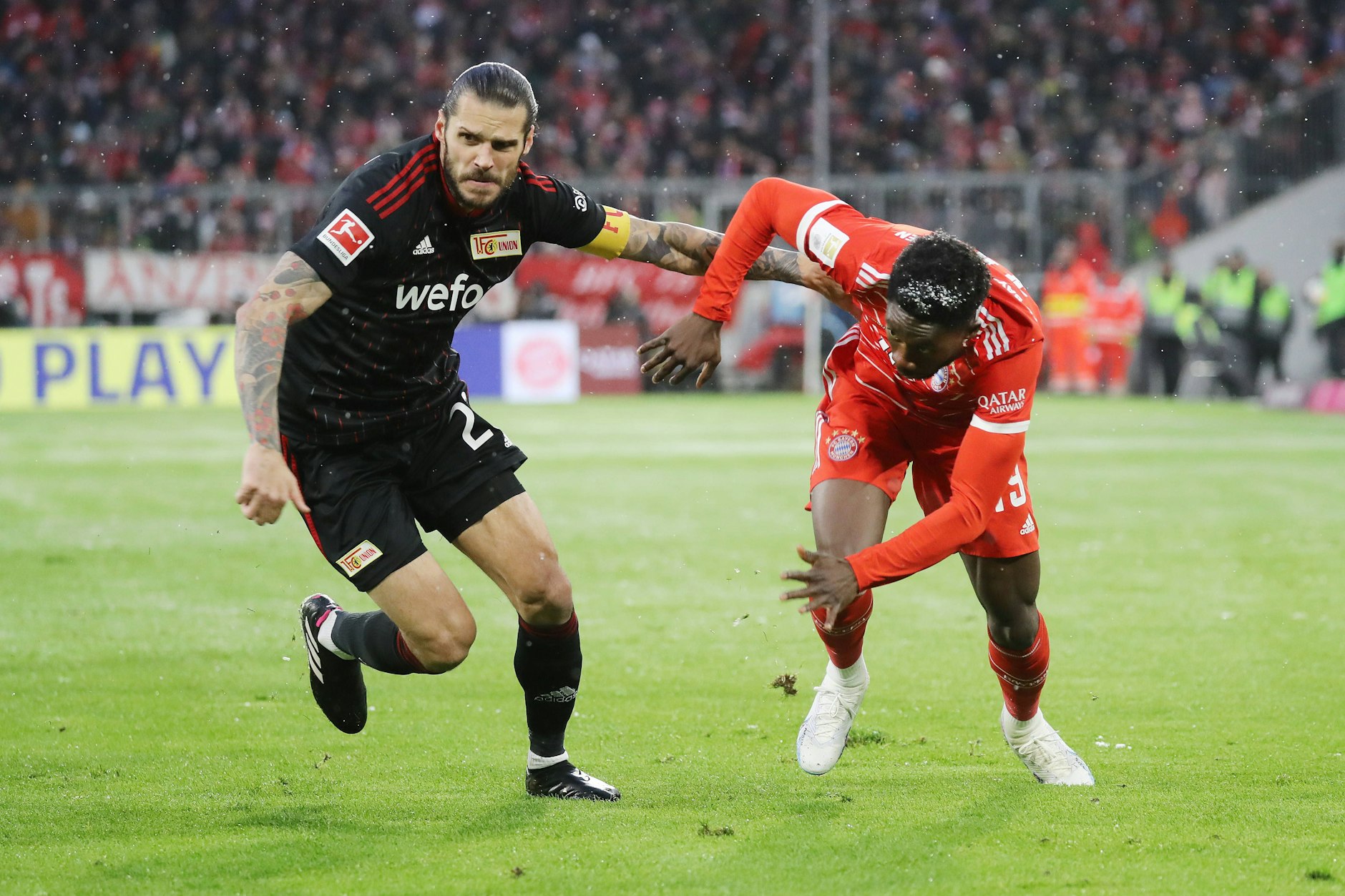 Der 1. FC Union und Kapitän Christopher Trimmel (36) werden wieder alles reinwerfen müssen, um beim FC Bayern zu punkten.