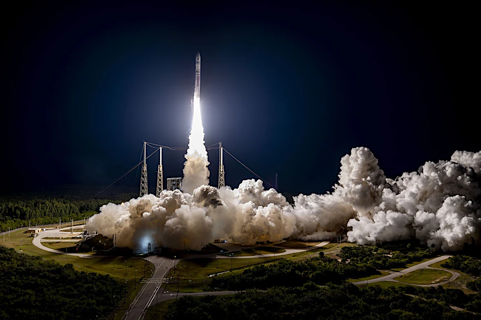 ARCHIV - Start der ULA Vulcan VC2S-Rakete für die Peregrine Mission One (PM1) Anfang Januar in Florida.  