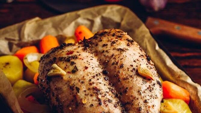 Dieses Rezept für Ofen-Hähnchen ist gesund und lecker.