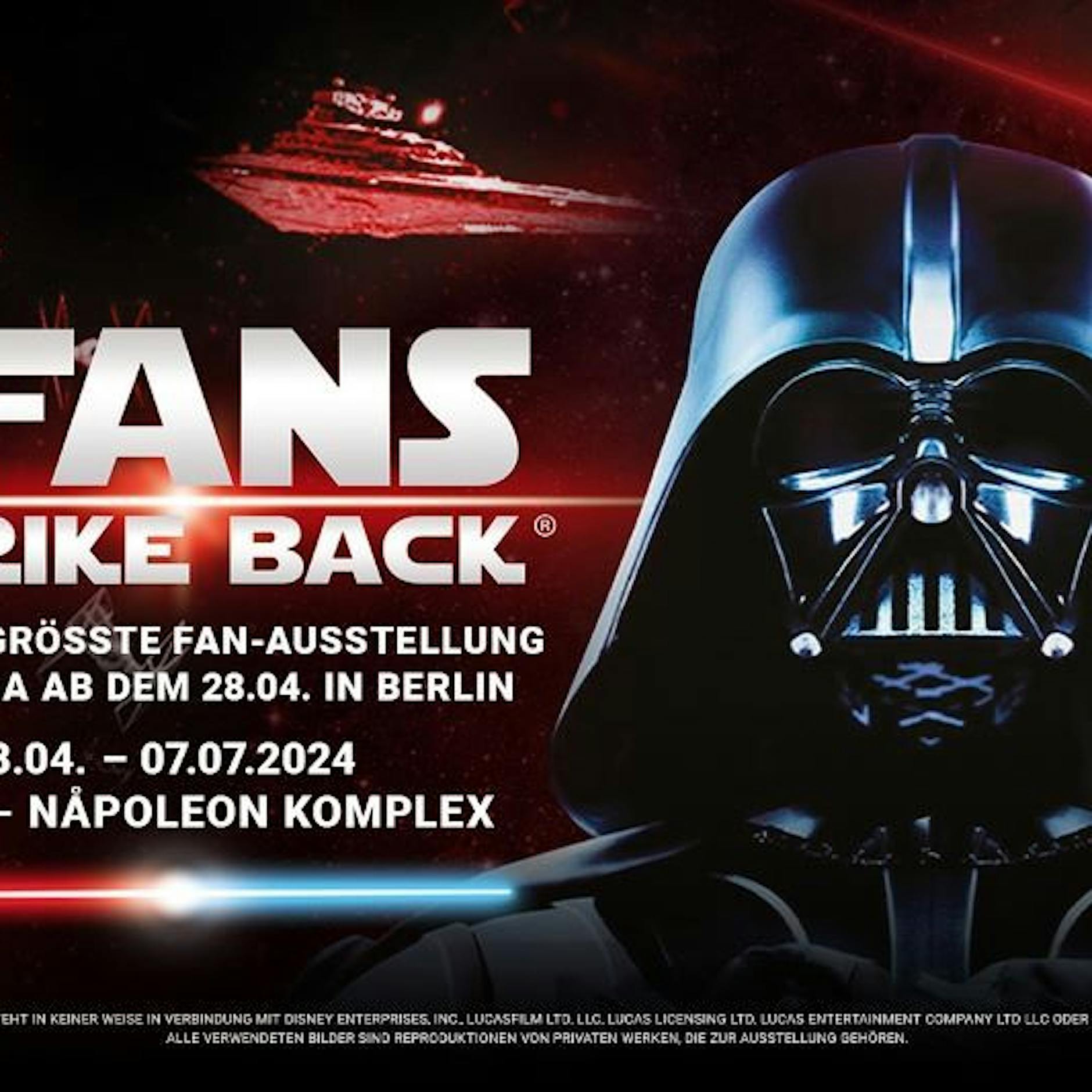 STAR WARS Ausstellung Berlin 2024 Fans | Tickets!