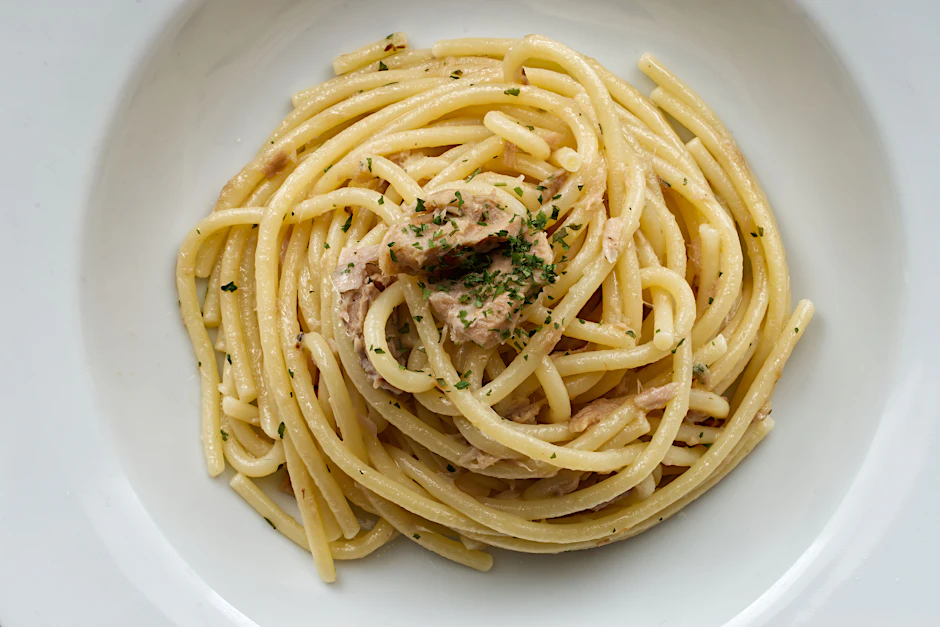 Lecker und schnell gemacht: Spaghetti mit Thunfisch-Sahnesauce.&nbsp;&nbsp;
