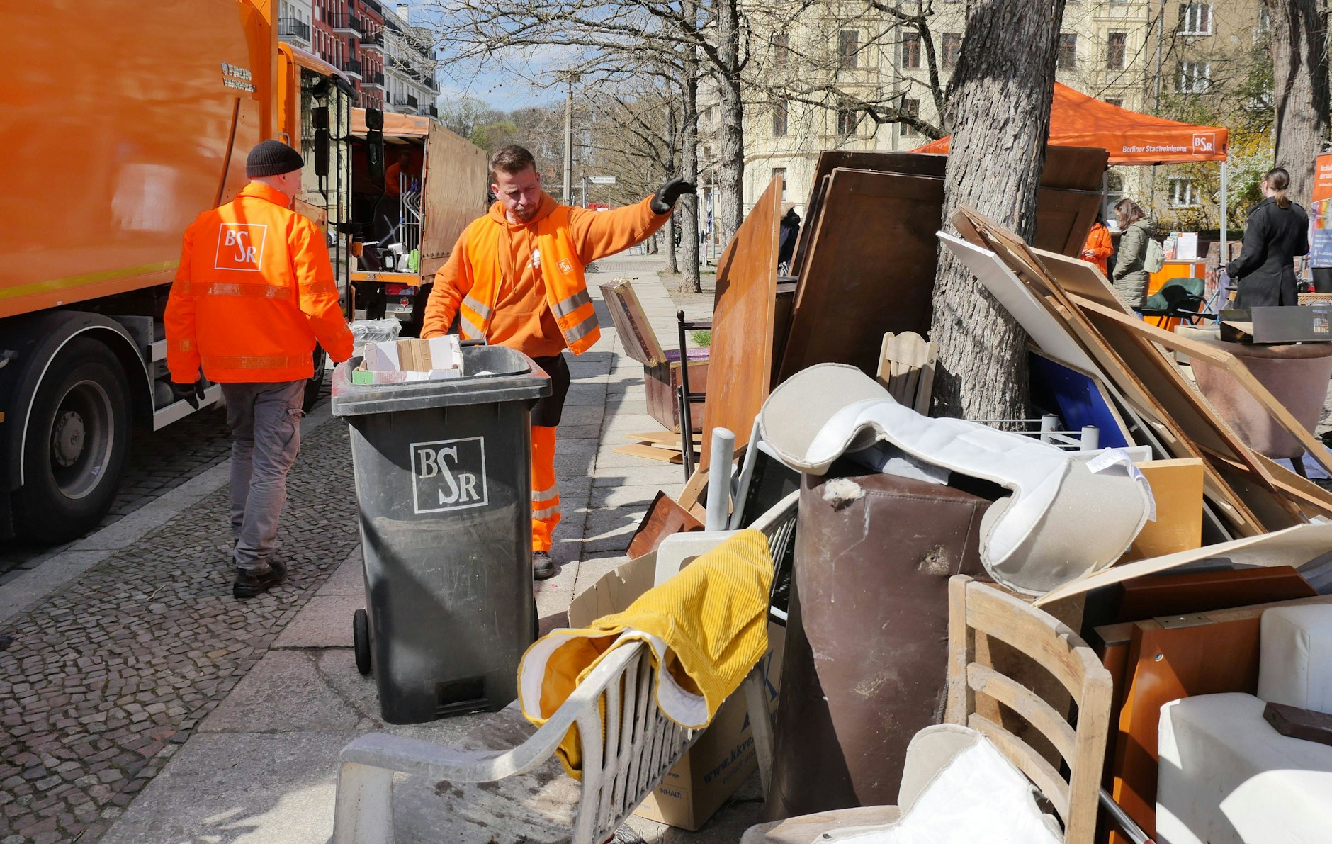 BSRKieztage in Berlin Termine in den Bezirken für SperrmüllAbgabe