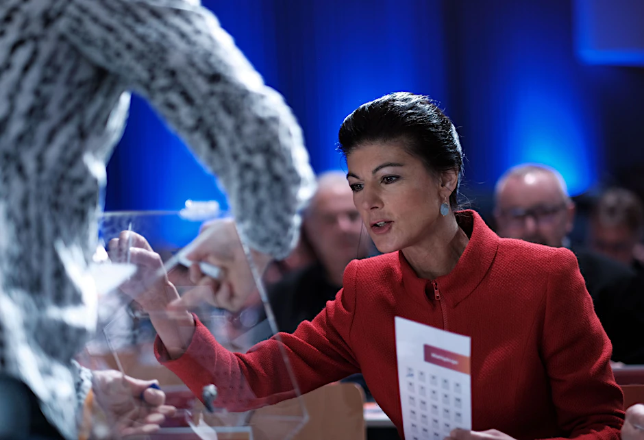Die Vorsitzende des BSW: Sahra Wagenknecht