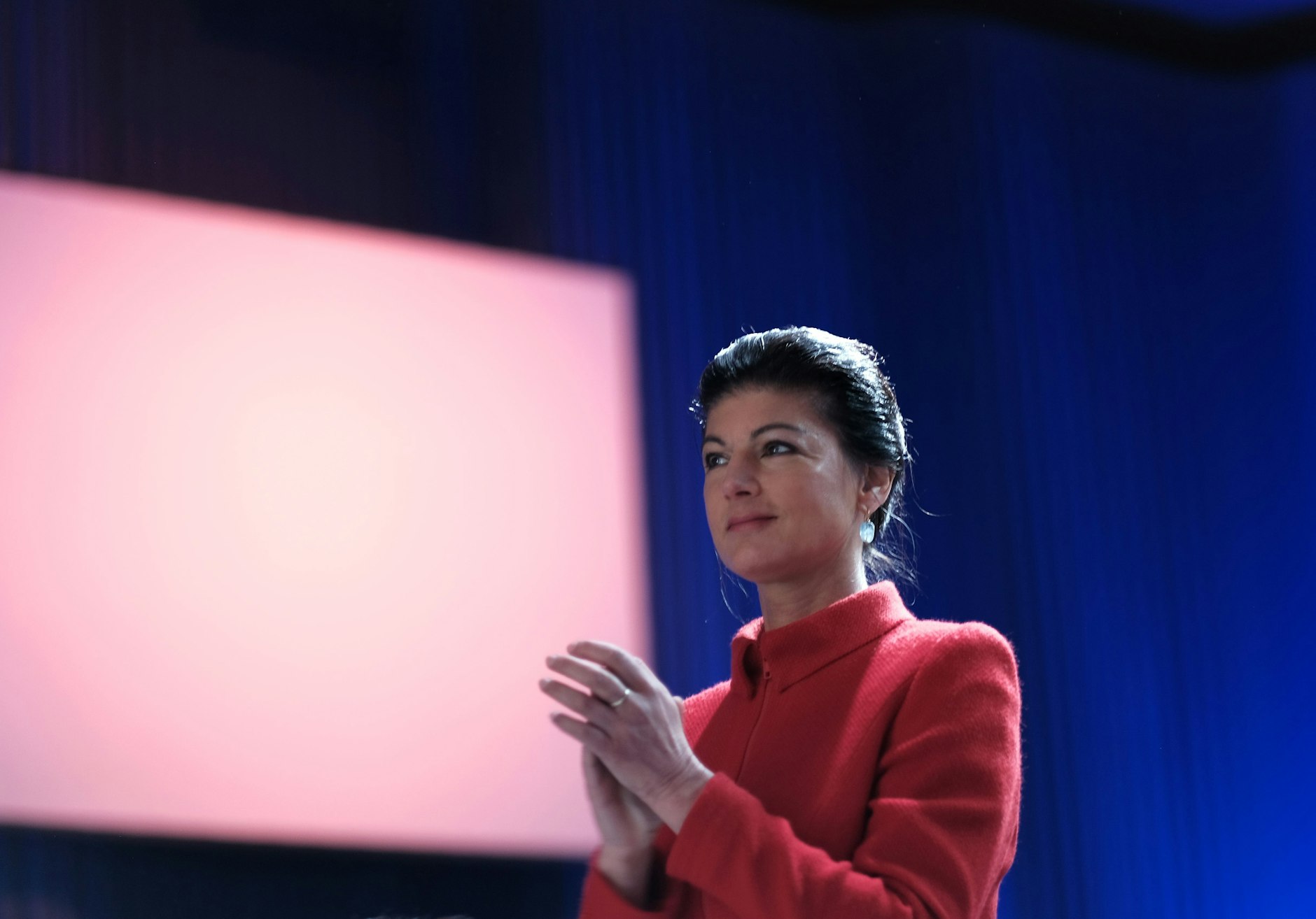 Sahra Wagenknecht auf dem ersten BSW-Parteitag