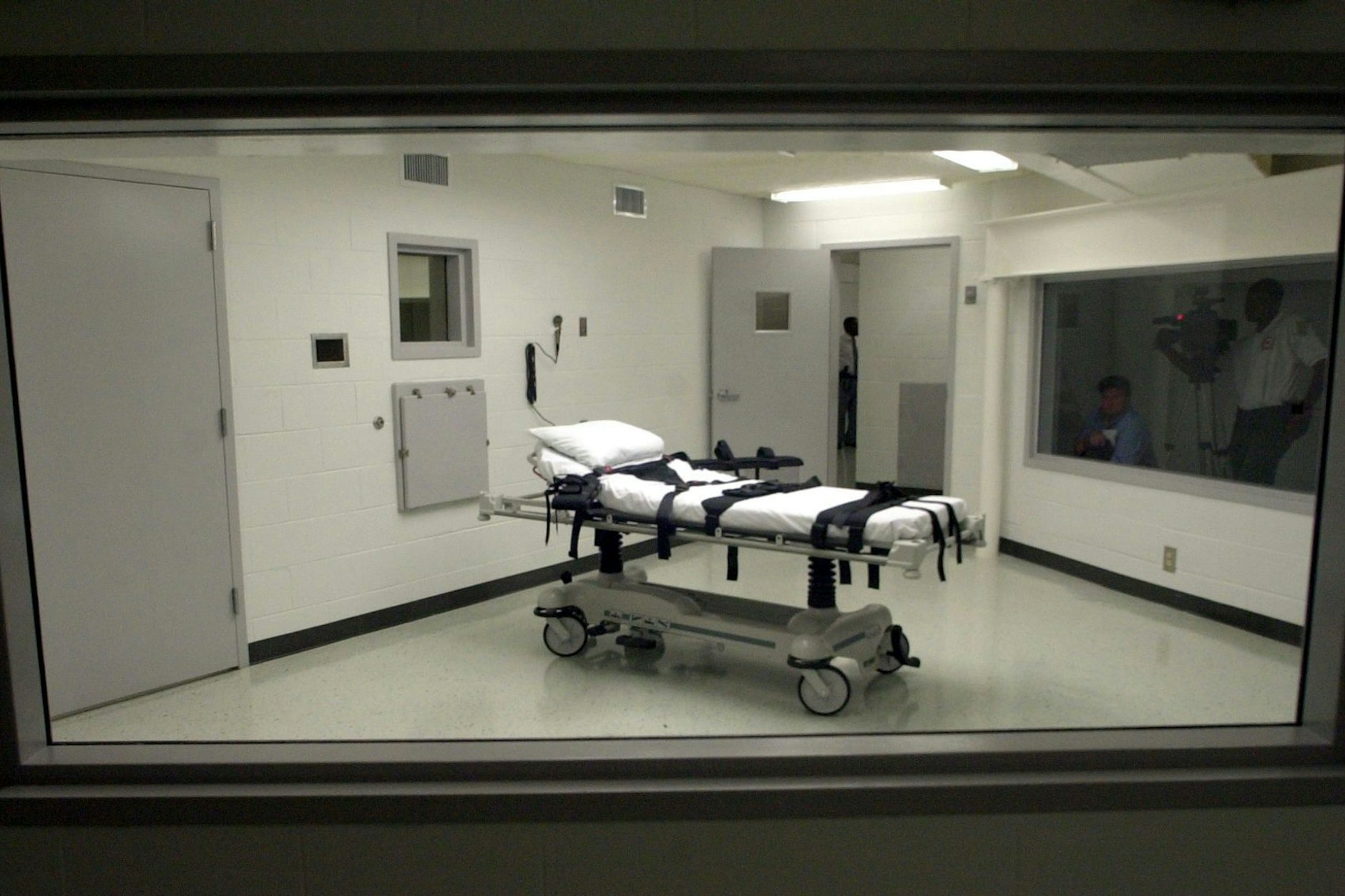 Blick in Alabamas Kammer für Hinrichtungen mit tödlicher Injektion in der Holman Correctional Facility (Justizvollzugsanstalt). 