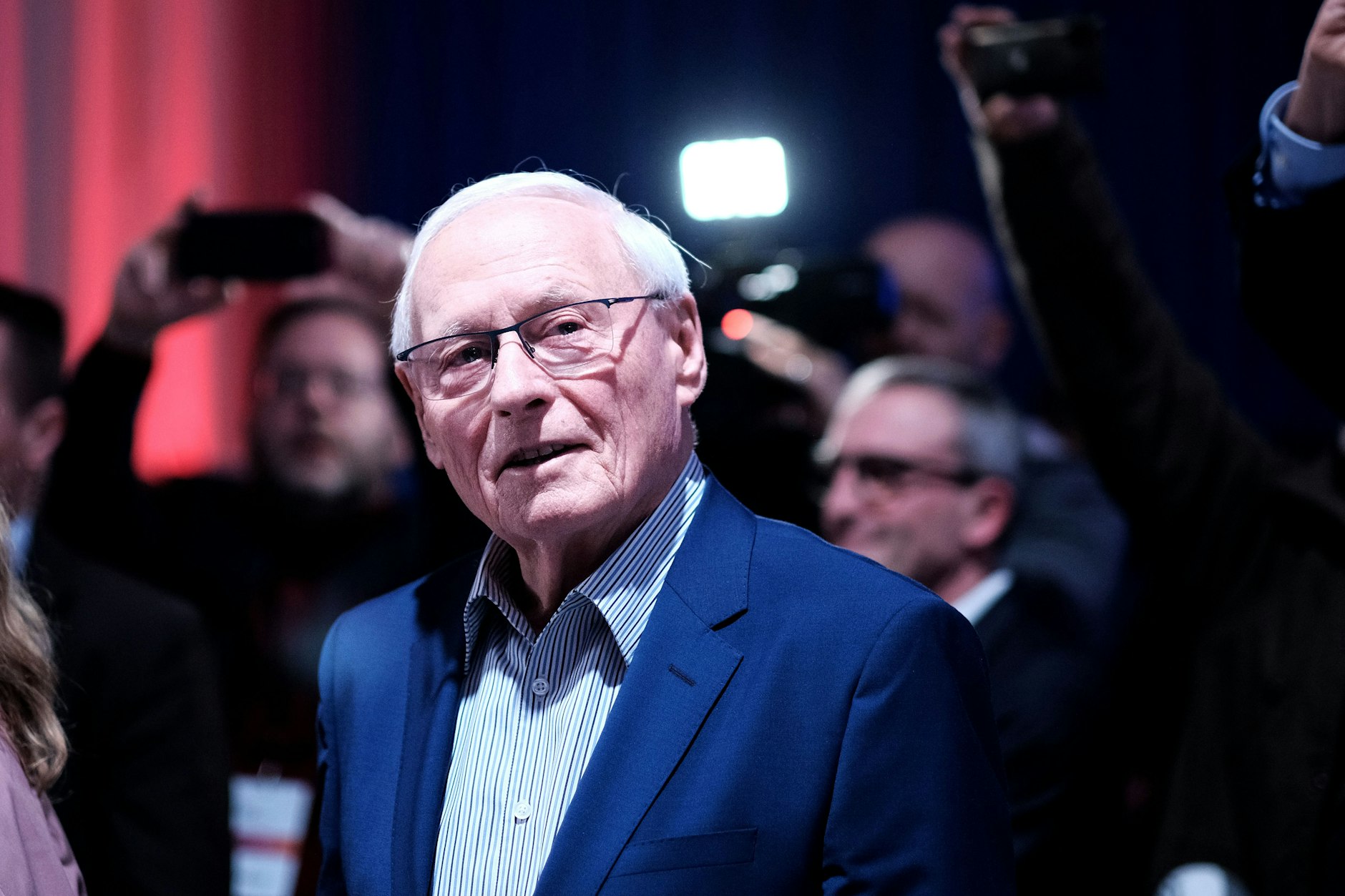 Berlin: Oskar Lafontaine auf dem Parteitag des Bündnisses Sahra Wagenknecht