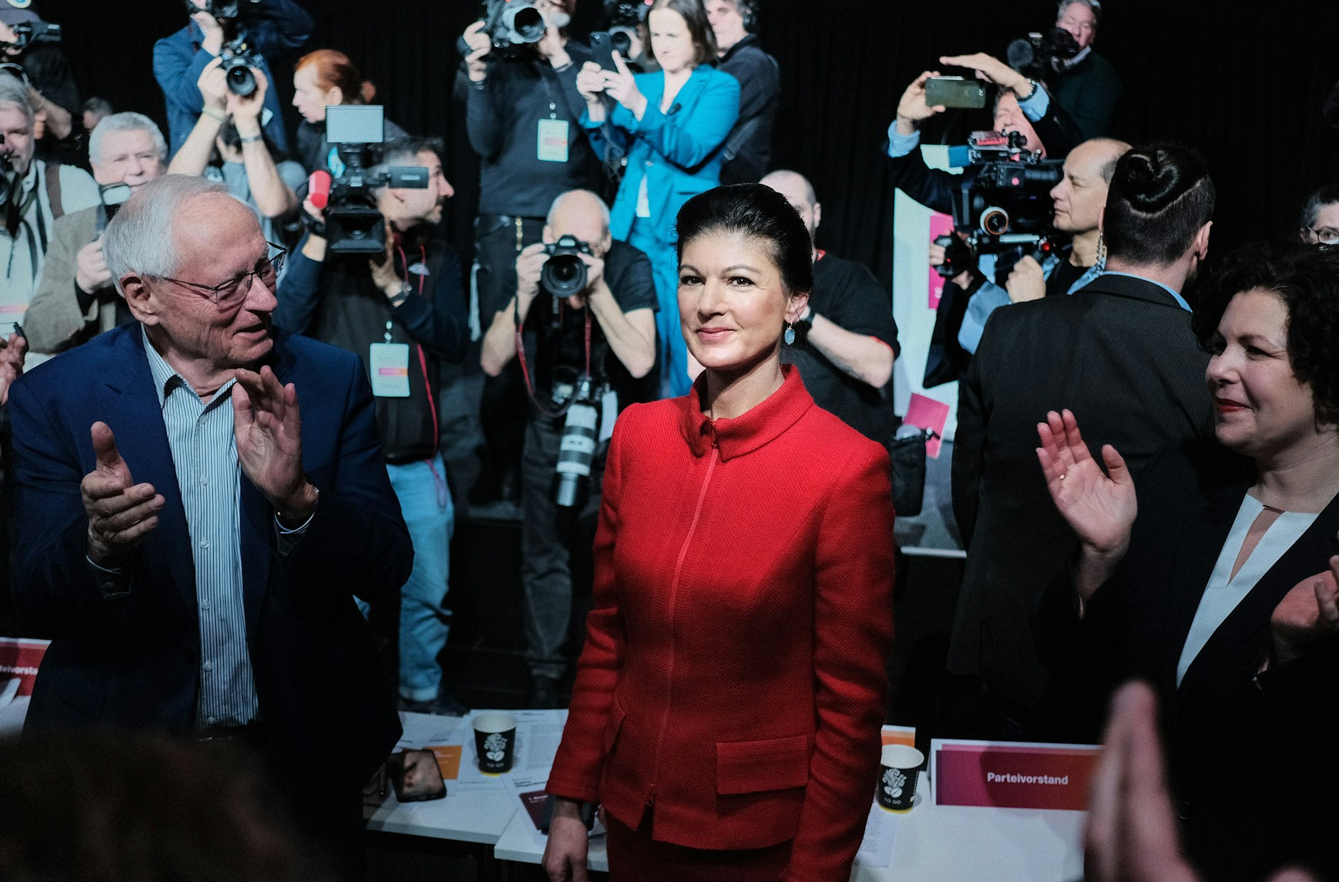 Applaus für Wagenknecht
