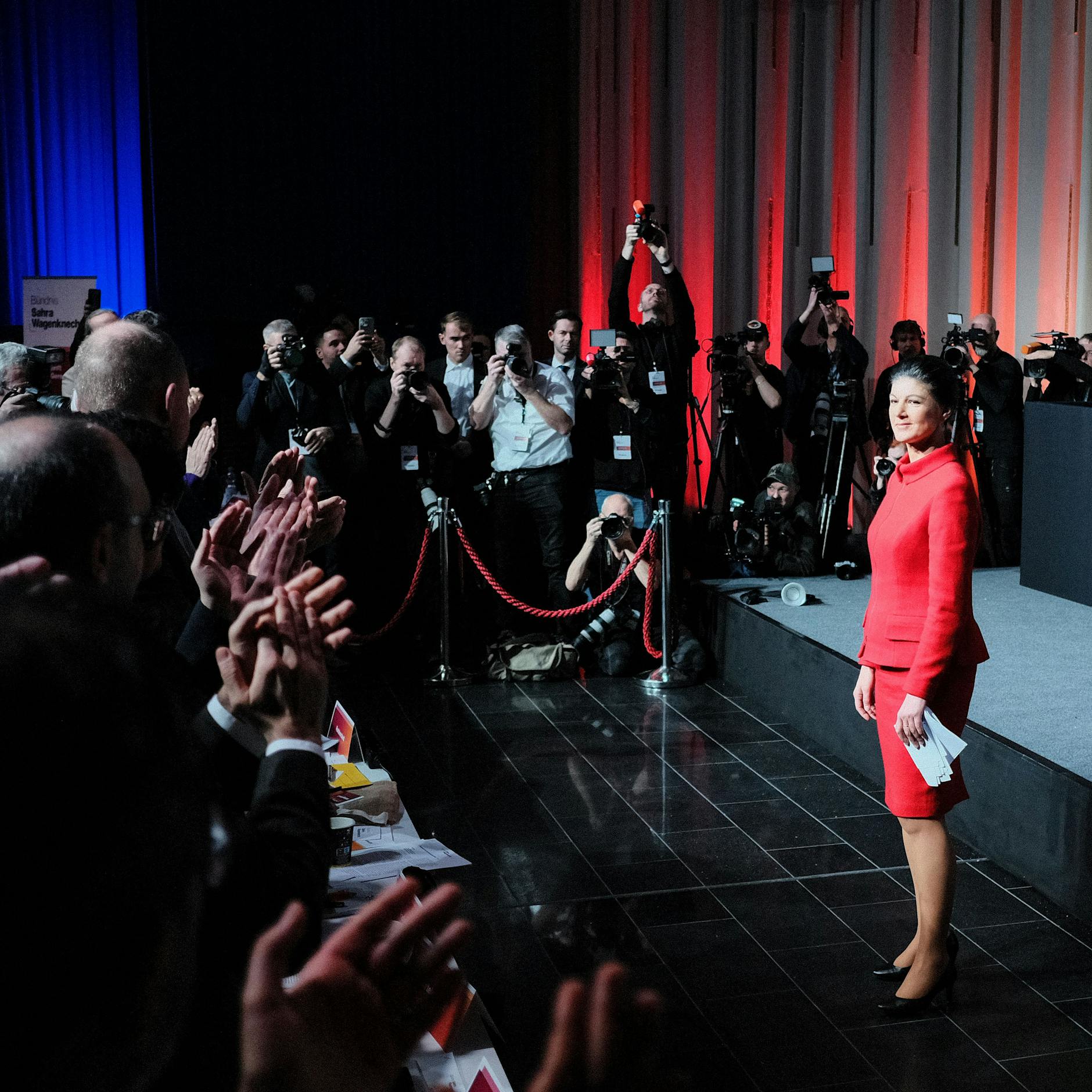 Image - Bündnis Sahra Wagenknecht: So lief der erste Parteitag in Berlin – mit Oskar Lafontaine im DDR-Kino