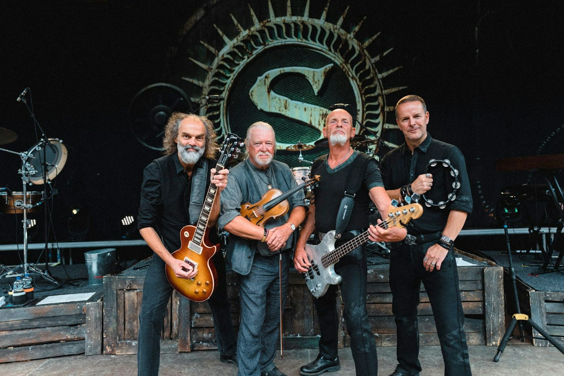 Hans-Timm Hinrichsen, Peter David Sage, Björn Both und Axel Stosberg (v.l.n.r.) von der Band Santiano.