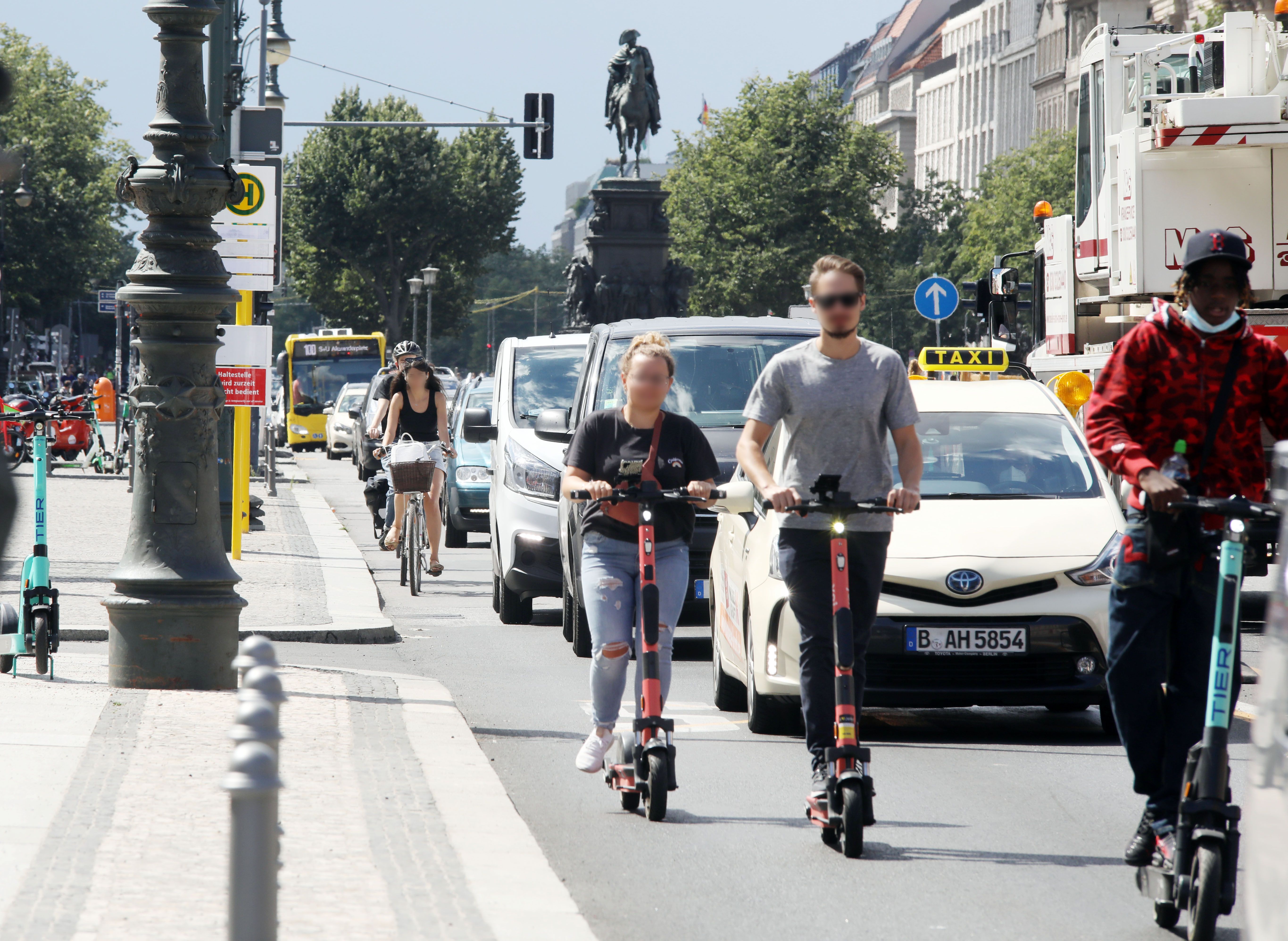 Autofahrer sind in Berlin am unzufriedensten – aber E-Scooter-Fahrer ärgern alle