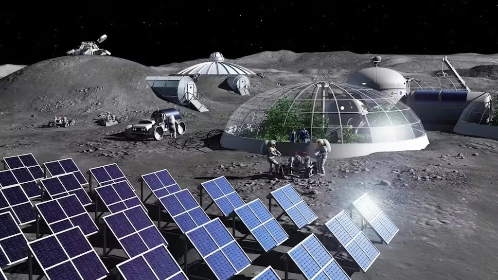 Geschmolzener Mondstaub: Berliner Forscher wollen Solarzellen auf dem Mond bauen