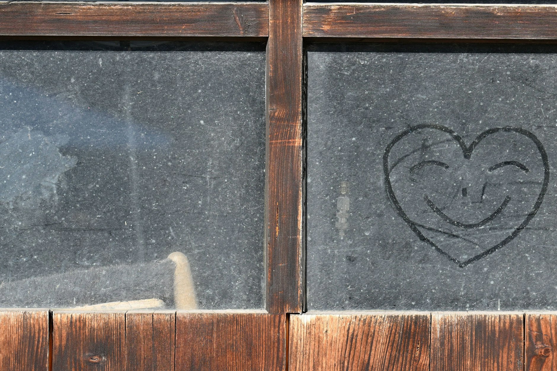 Wenn die Fenster so aussehen, kann man sie ruhig mal putzen. Viele Reinigungsmittel braucht man dazu nicht.