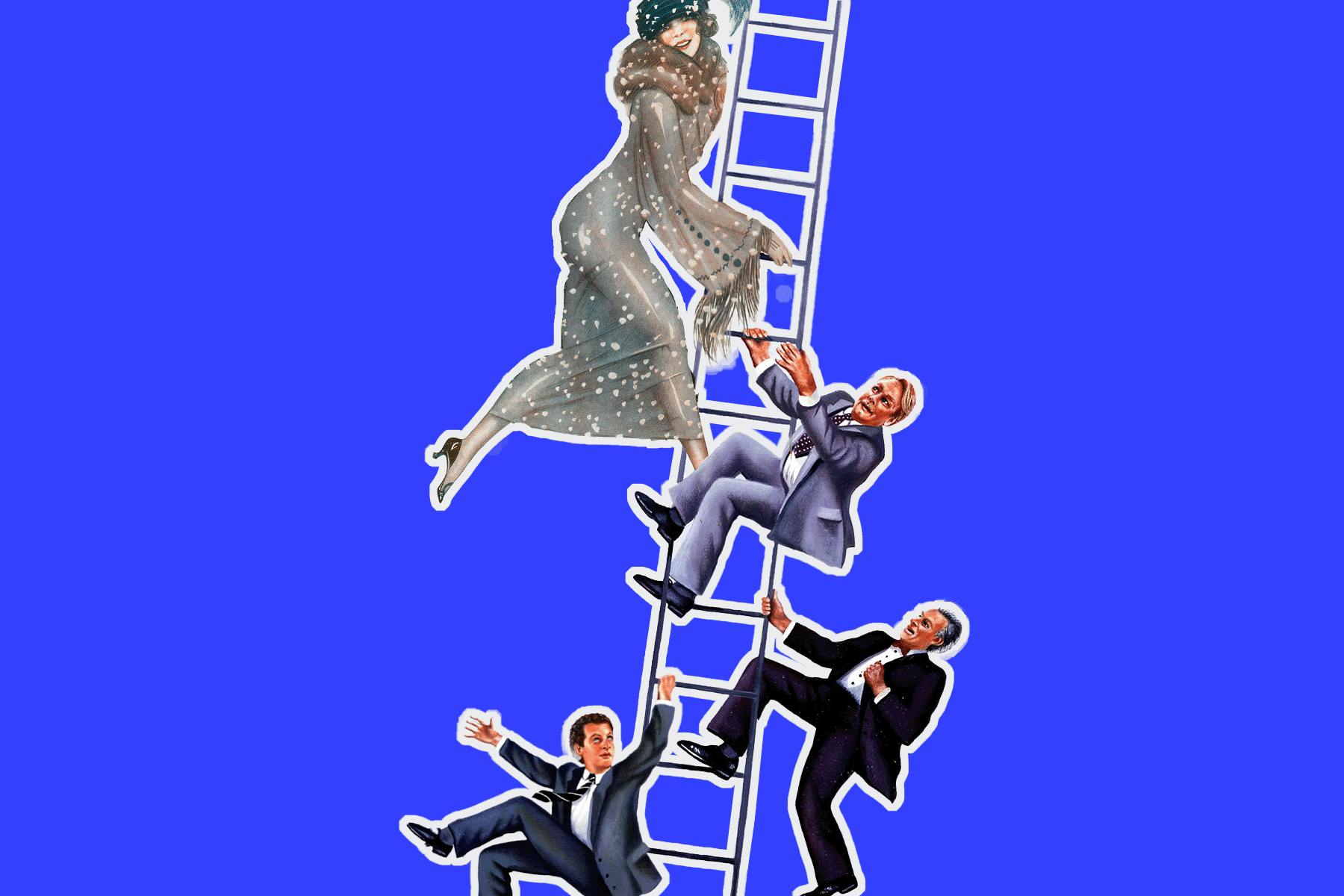 Karriereleiter rauf oder runter? Wenn Sie die drei klassischen Stolperfallen vermeiden, haben Sie gute Chancen für einen Aufstieg.