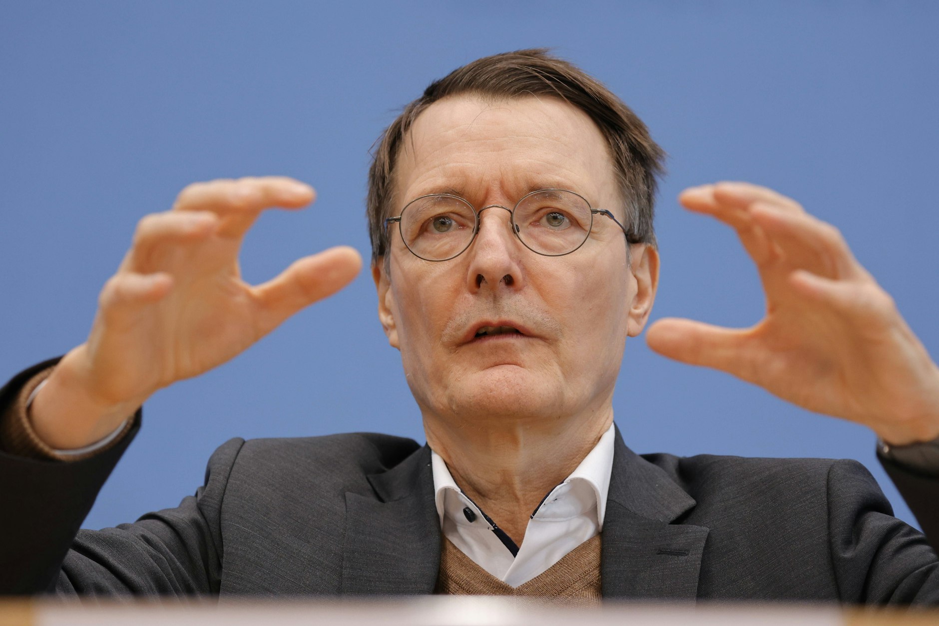 Bundesminister für Gesundheit, Prof. Dr. Karl Lauterbach.&nbsp;