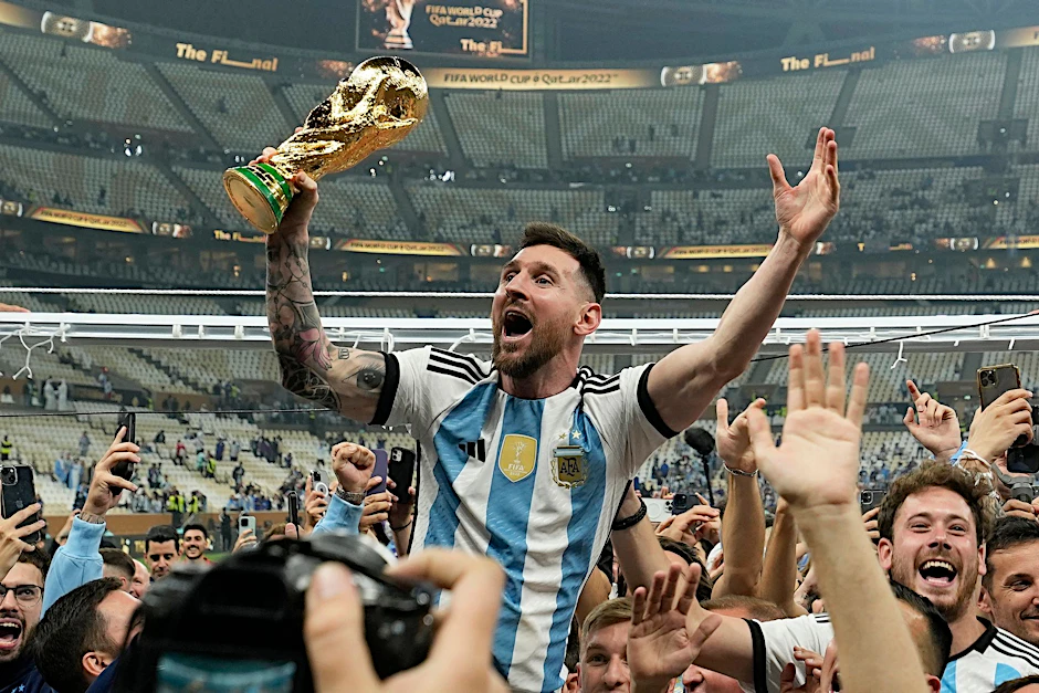ARCHIV - Der argentinische Nationalspieler Lionel Messi.  