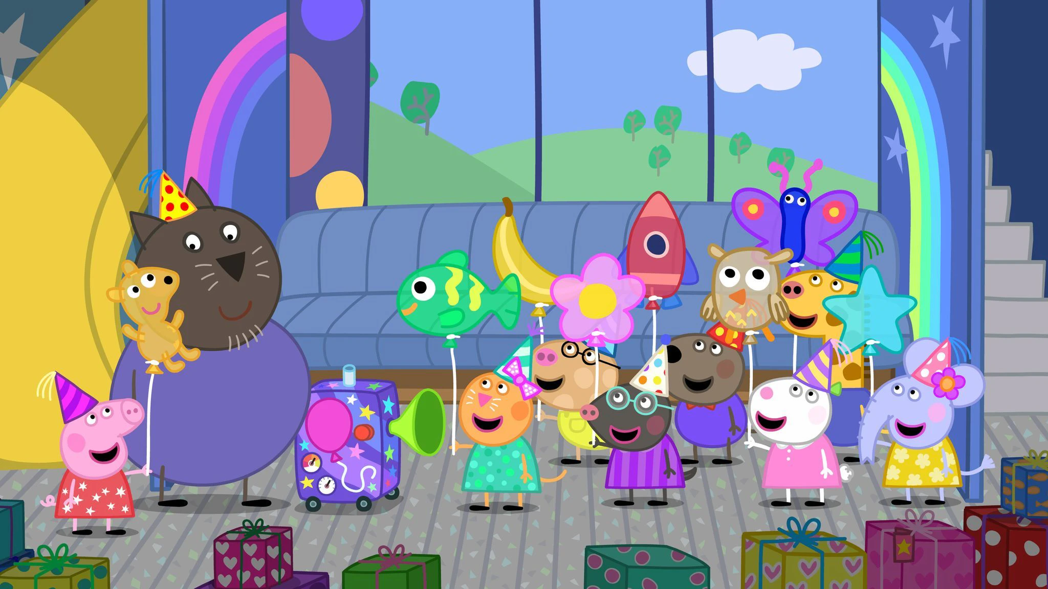 HANDOUT - Die beliebte Kinderserie «Peppa Wutz» gibt es jetzt auch als Kinofilm.  