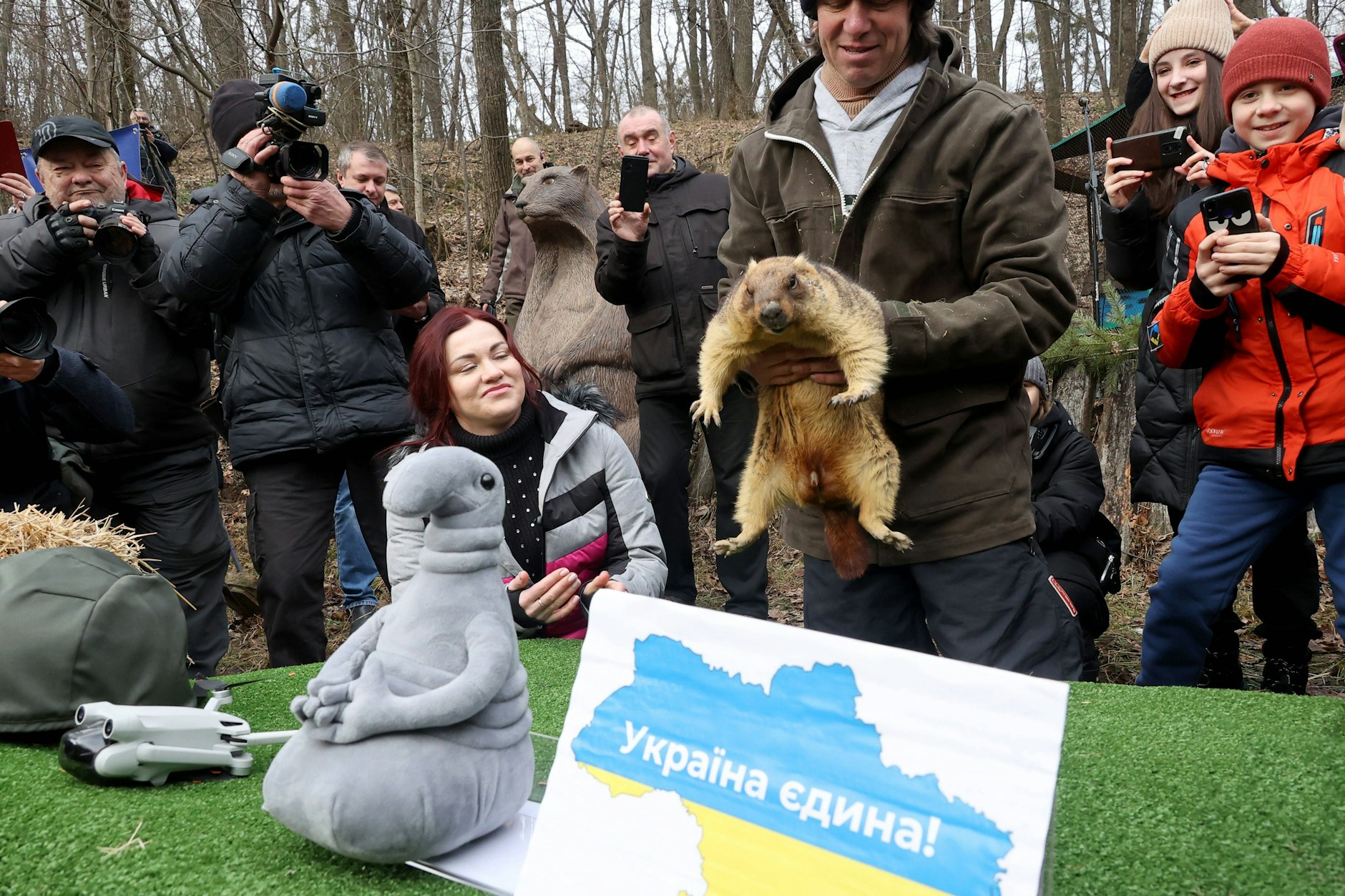 Beim Murmeltiertag in der Ukraine wollten die Menschen vor allem wissen, was dem Land zu einem Sieg gegen Angreifer Russland verhelfen würde.