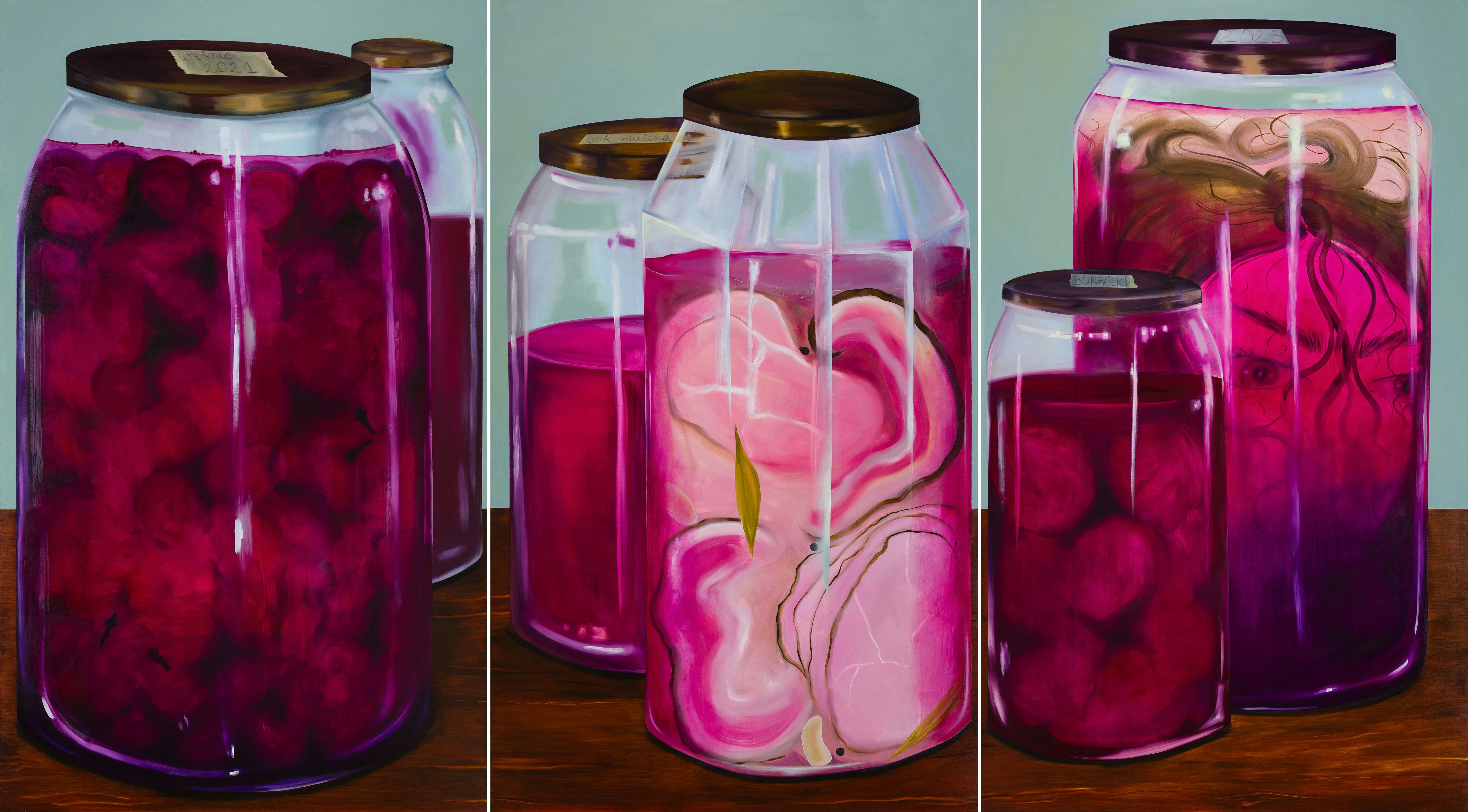 Die Malerin Karolina Jabłońska und die Frau im Einweckglas: Farben für ...