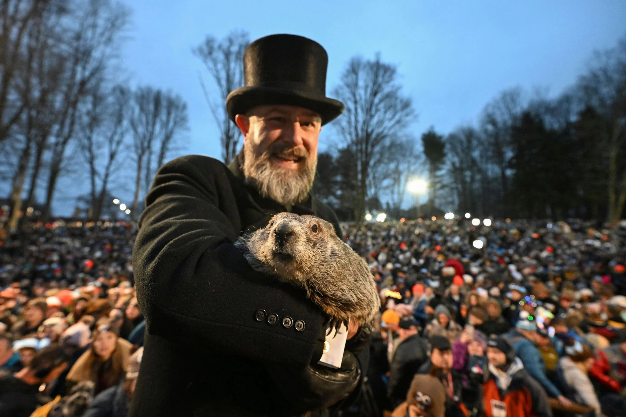 Das Murmeltier als Wetterfrosch: Punxsutawney Phil.  