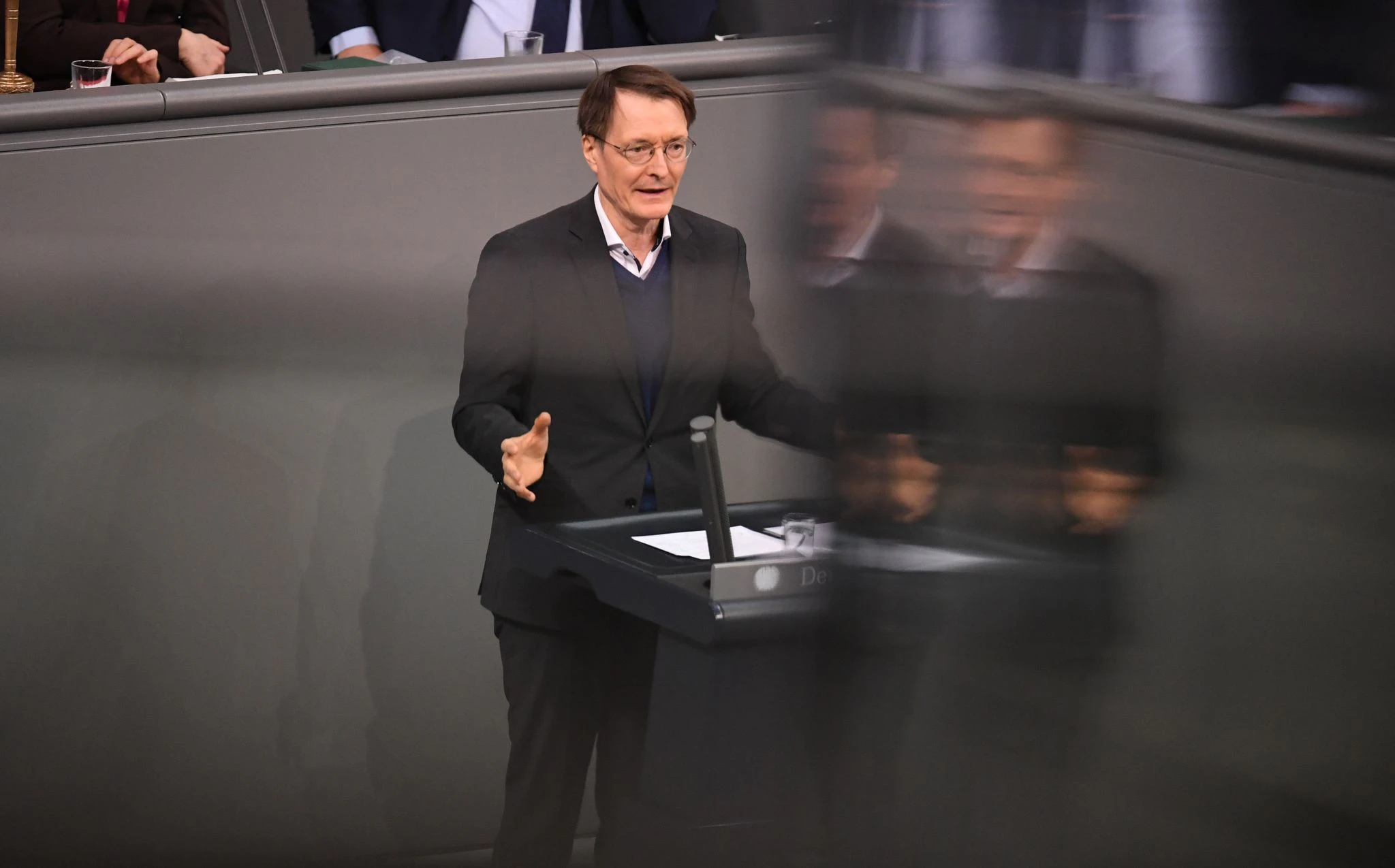 Gesundheitsminister Karl Lauterbach (SPD) will die E-Patientenakten voranbringen.  
