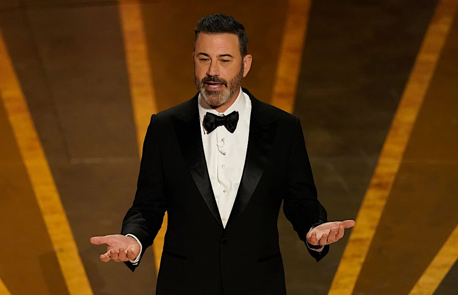 US-Moderator Jimmy Kimmel bei der Oscar-Verleihung, den 95. Academy Awards.