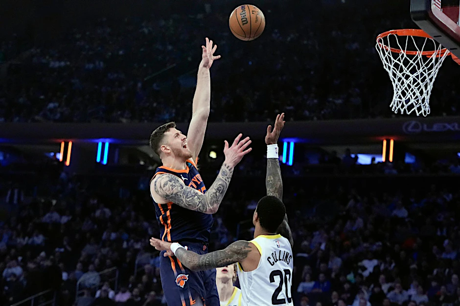 Isaiah Hartenstein (l) und die New York Knicks haben gerade einen Lauf.  