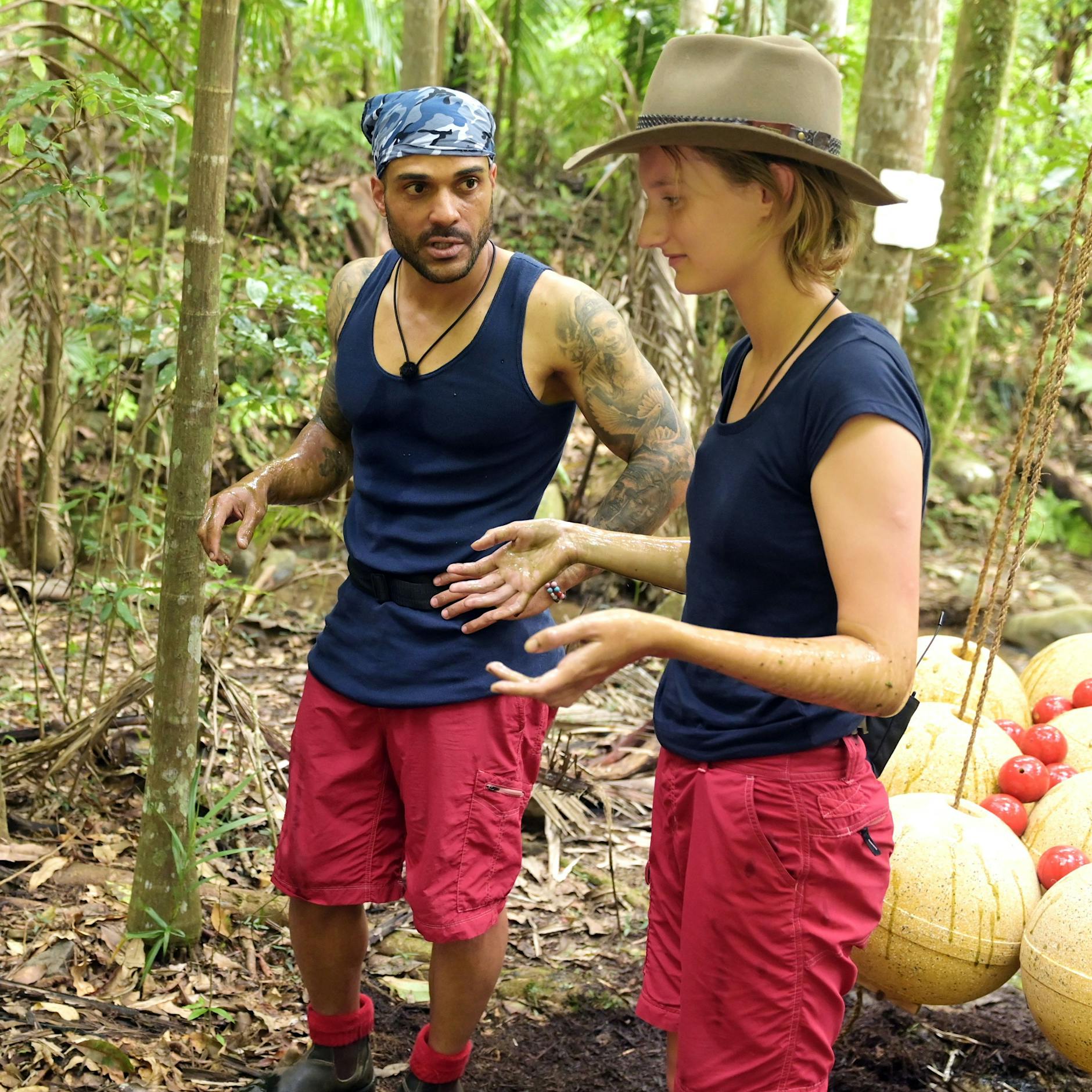 Dschungelcamp: DAS sagt David Odonkor zu Anya Elsners Sexfantasien