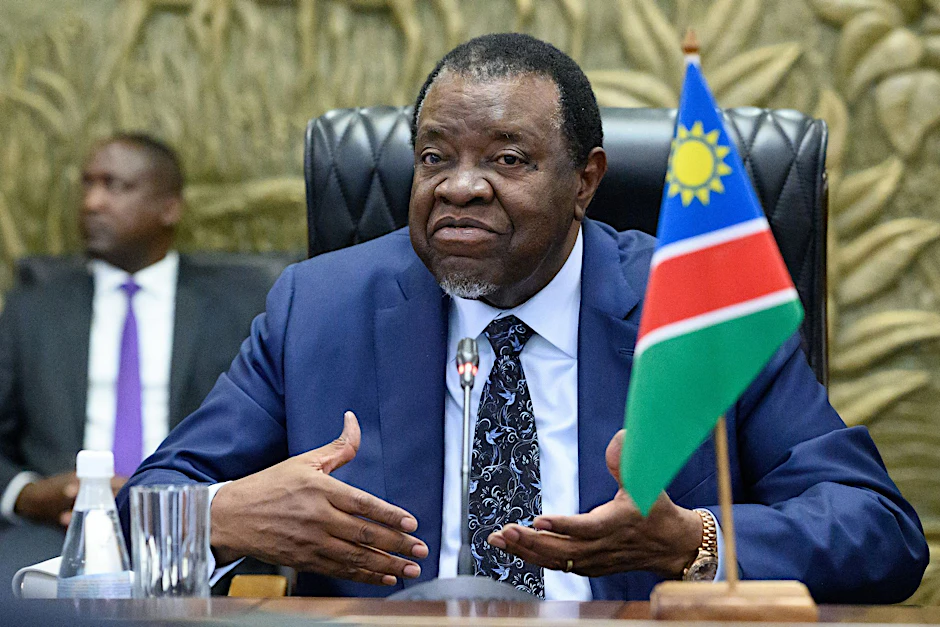 ARCHIV - Namibias Präsident Hage Gottfried Geingob wurde 82 Jahre alt.  