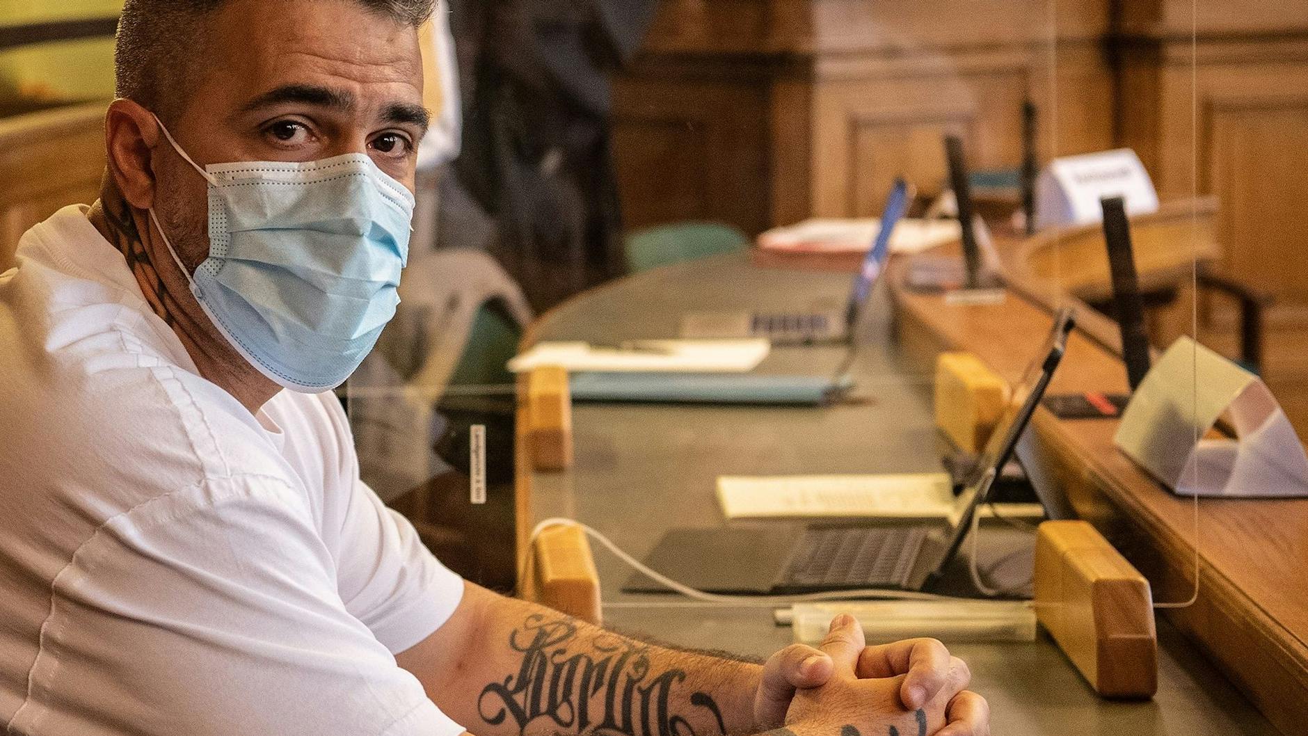 Noch während der Corona-Pandemie: Anis Mohamed Youssef Ferchichi, besser bekannt als Rapper Bushido, im Gerichtssaal. (Archivbild)