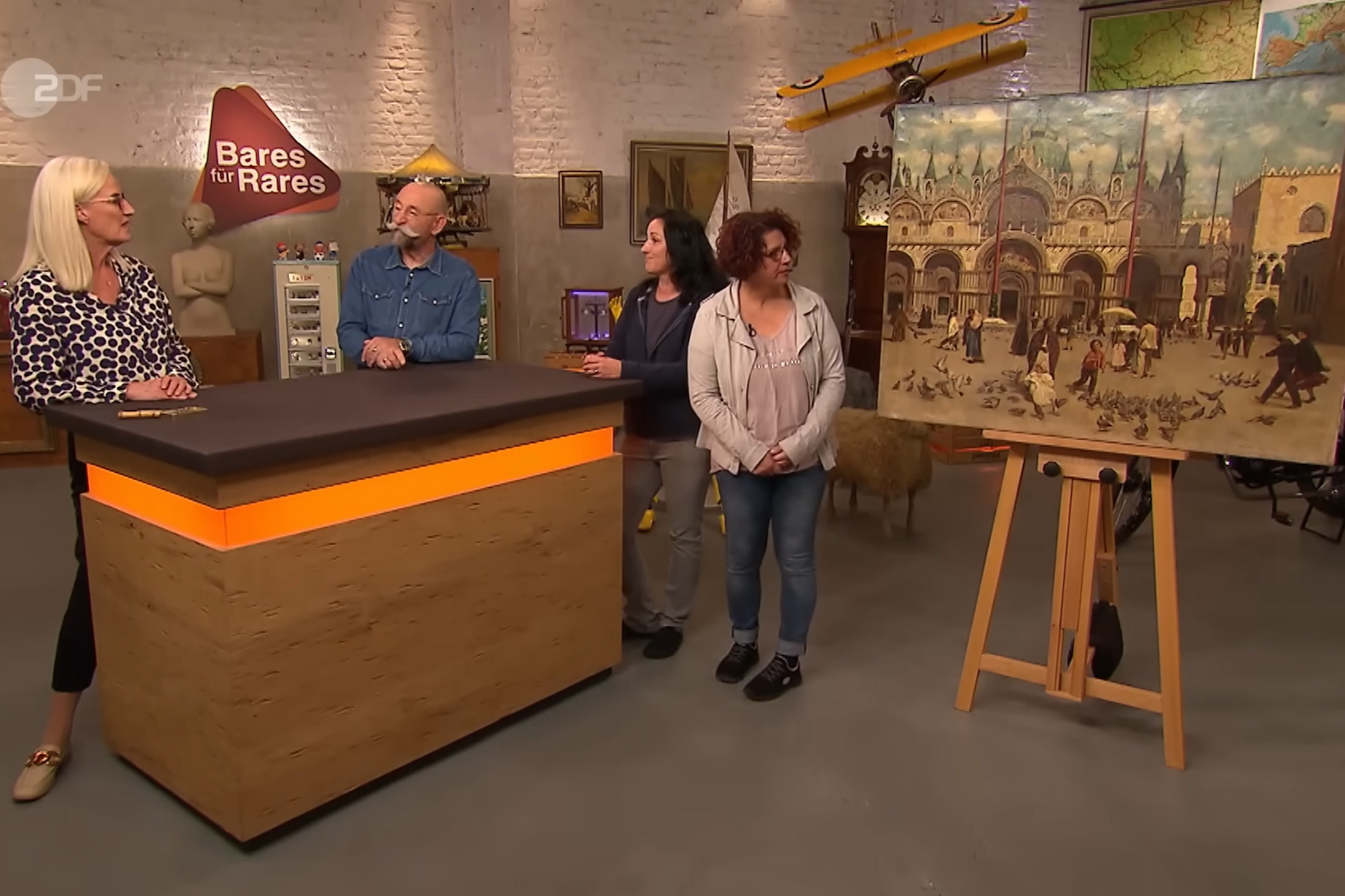 Das riesige Venedig-Gemälde sorgte bei „Bares für Rares“ für einen echten Traum-Verkauf.