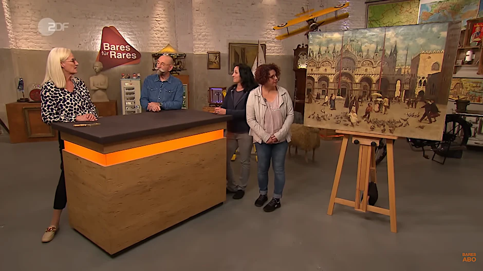 Das riesige Venedig-Gemälde sorgte bei „Bares für Rares“ für einen echten Traum-Verkauf.