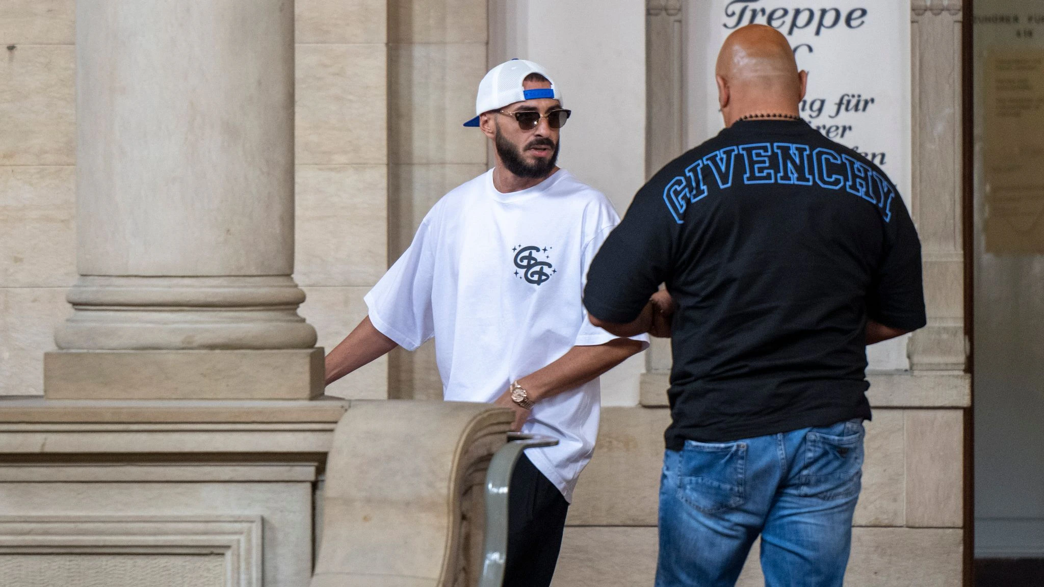 Rapper Michael „Shindy“ Schindler kam als Zeuge zum Prozess gegen die Abou-Chakers.