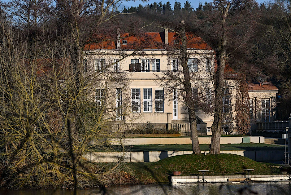 Blick auf das Gästehaus am Lehnitzsee: Dort hatte ein Treffen radikaler Rechter stattgefunden. 