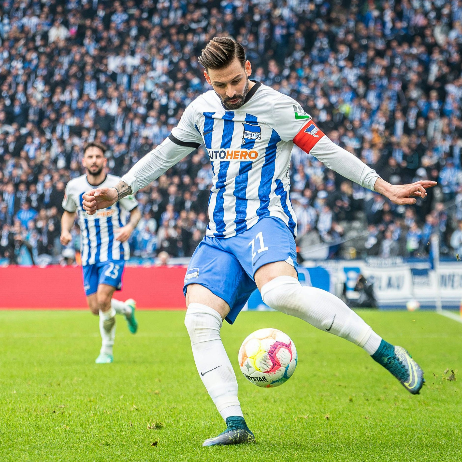 Marvin Plattenhardt spielte neun Jahre für Hertha BSC. Im Sommer 2022 wurde er Kapitän.
