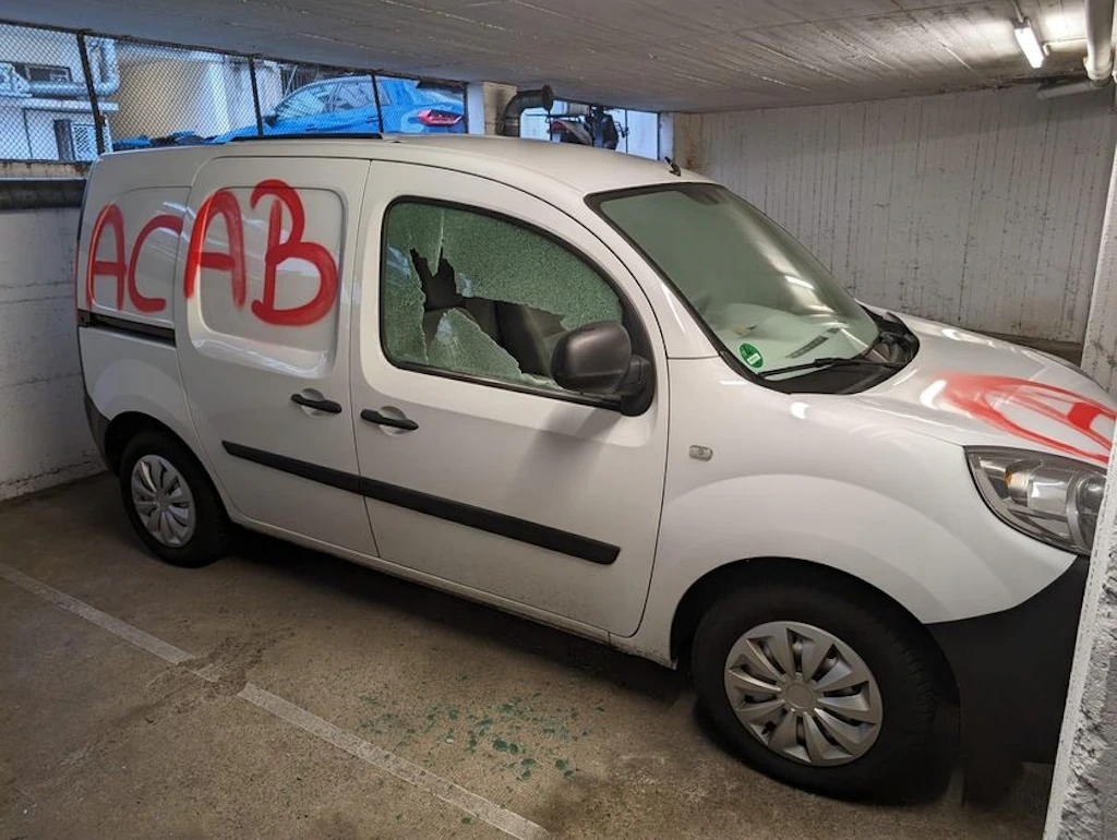 Attacke auf GdP-Autos in Berlin: Linksextremisten veröffentlichen Bekennerschreiben