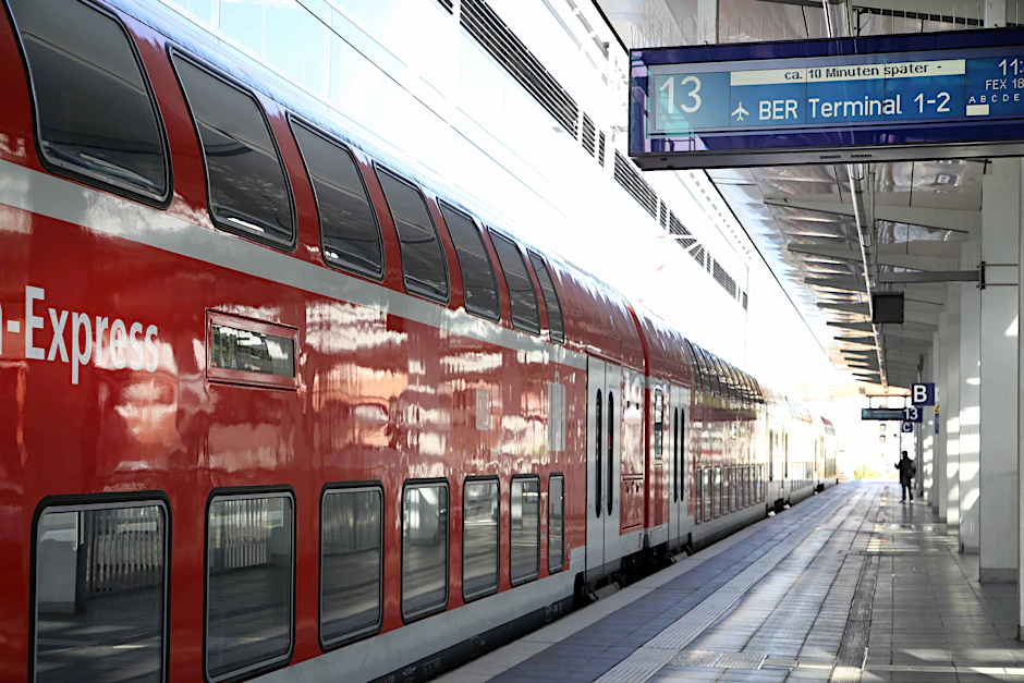 Wegen Bauarbeiten fährt nicht jeder Regionalzug zum Flughafen BER.&nbsp;