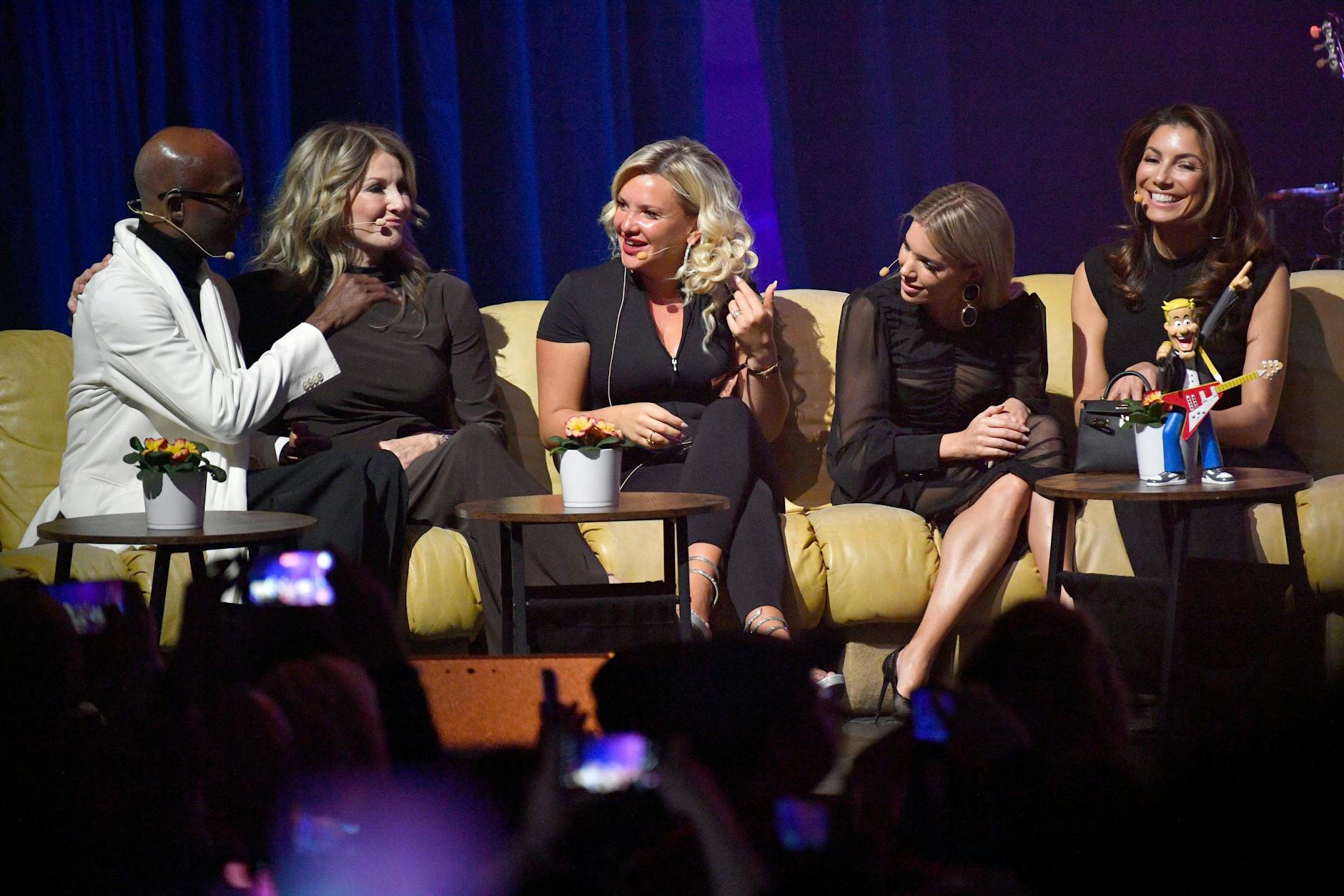 Bruce Darnell, Frauke Ludowig, Evelyn Burdecki, Sylvie Meis und Carina Walz feierten mit dem Pop-Titan.